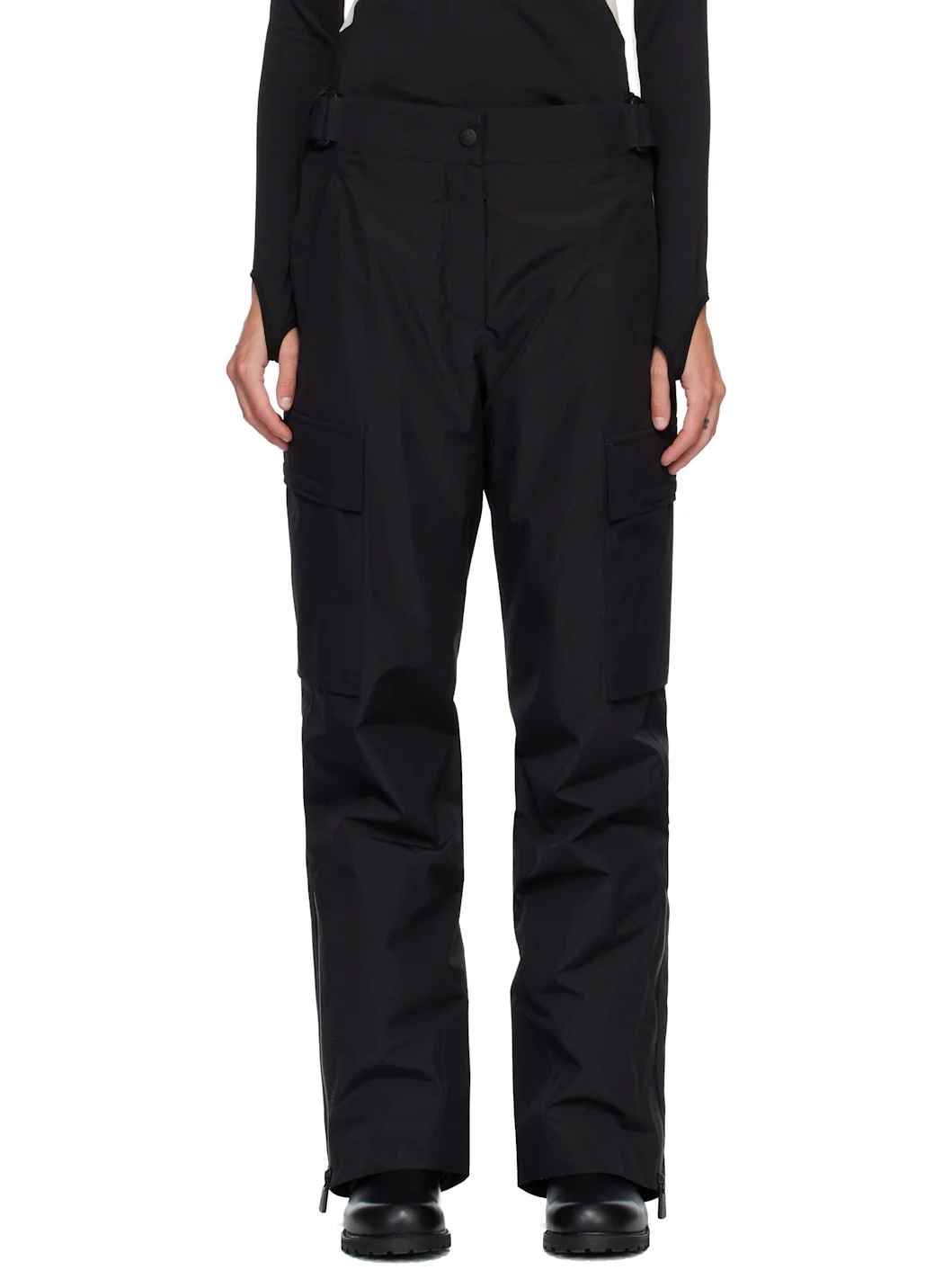 Black Padded GORE-TEX Ski Pants - 1