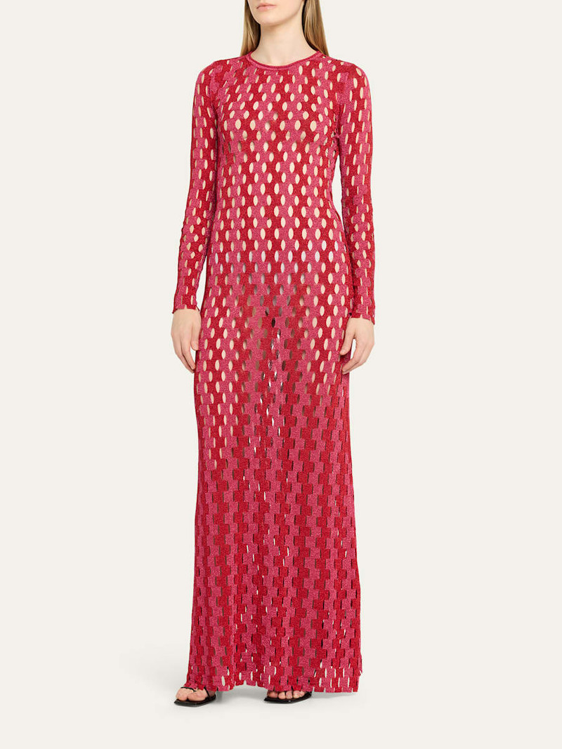 ZANKOV Hind Cutout Knit Maxi Dress outlook