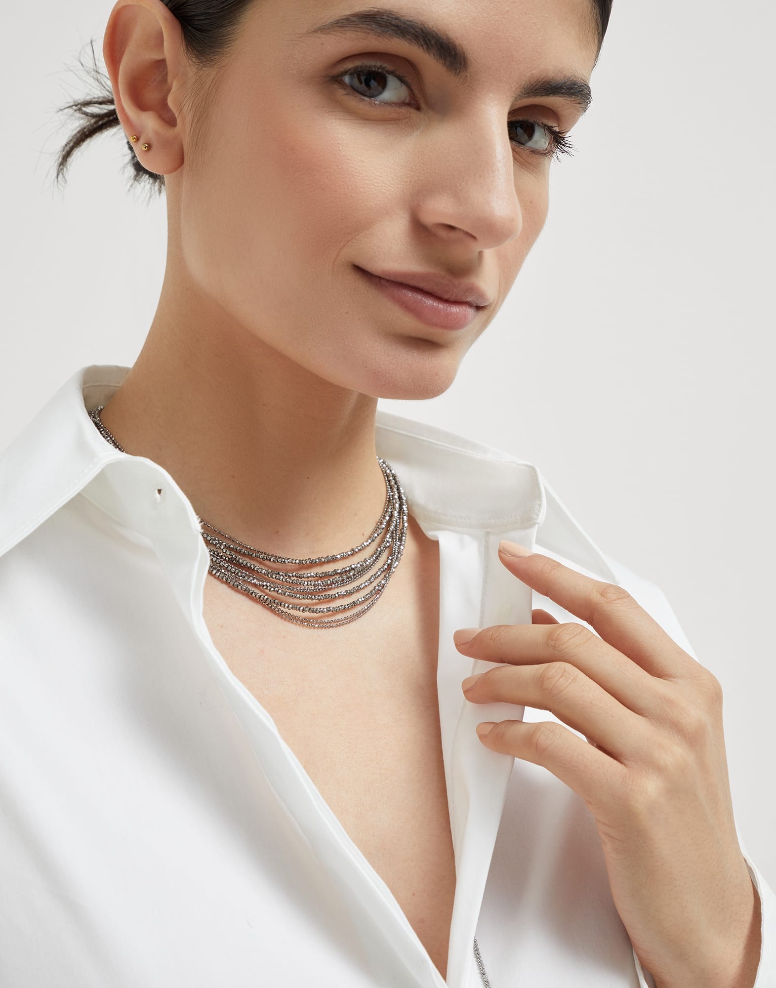 Vetro and Sterling Silver necklace - 3