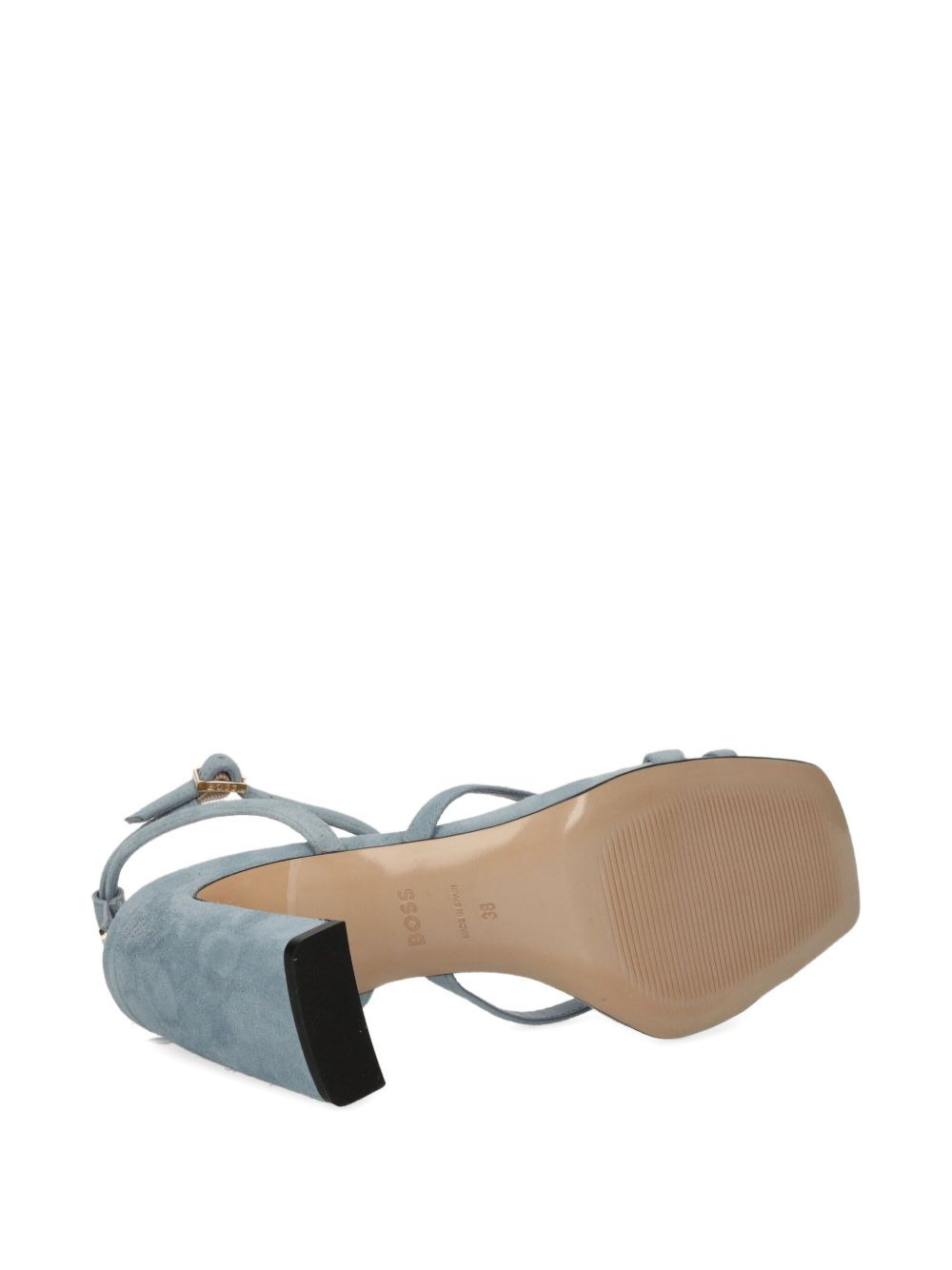 100mm Rose crossover-strap sandals - 5