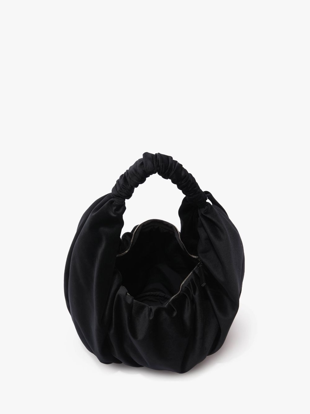 RUFFLE SHOPPER - VELVET SHOULDER BAG - 3