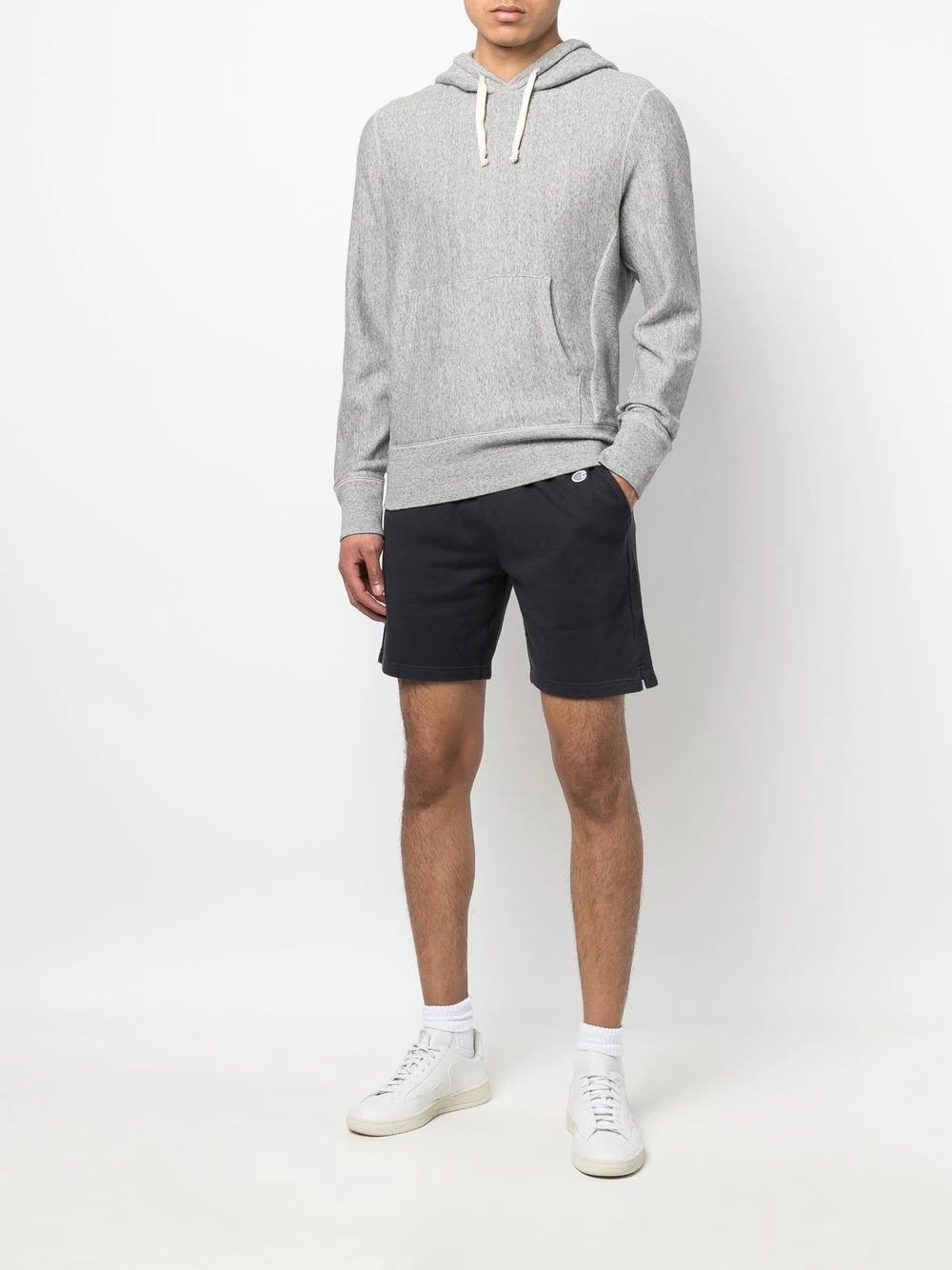 drawstring cotton hoodie - 2