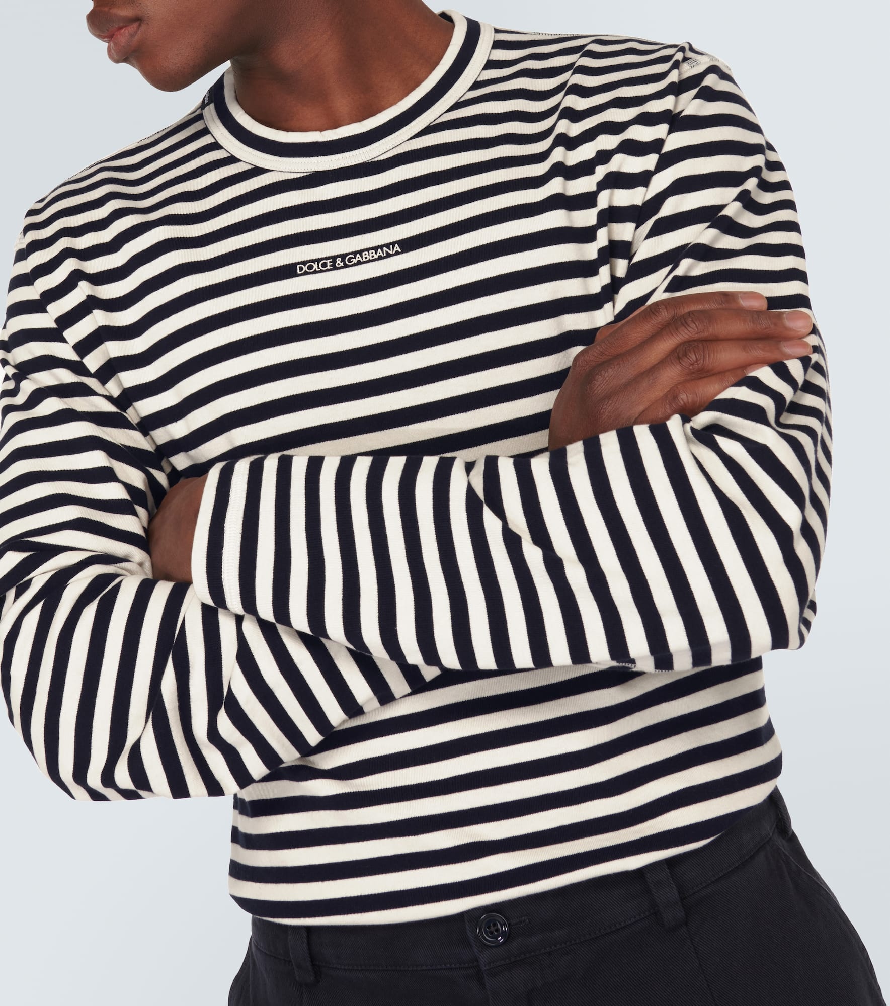 Striped cotton jersey T-shirt - 5