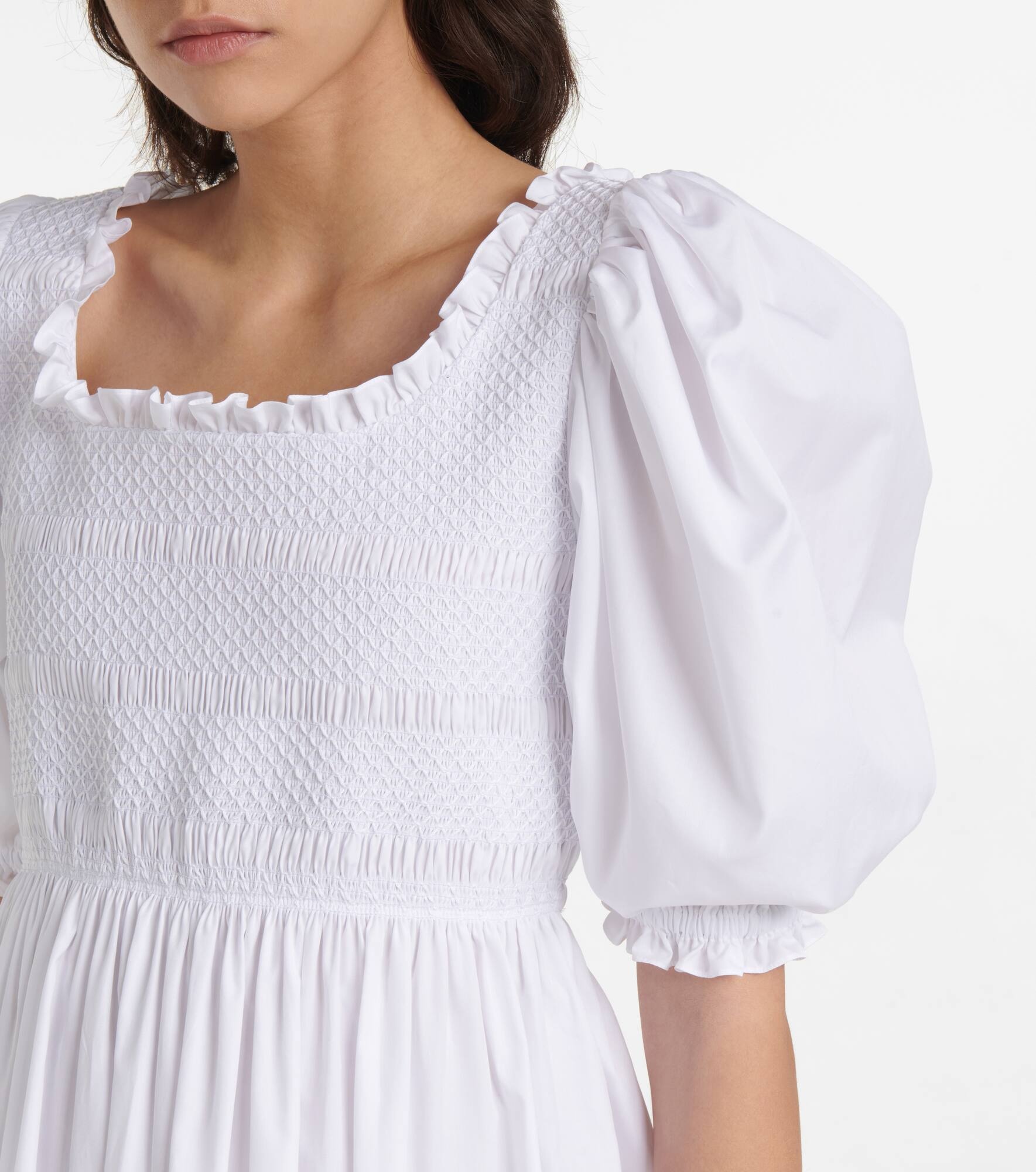 Cotton midi dress - 4
