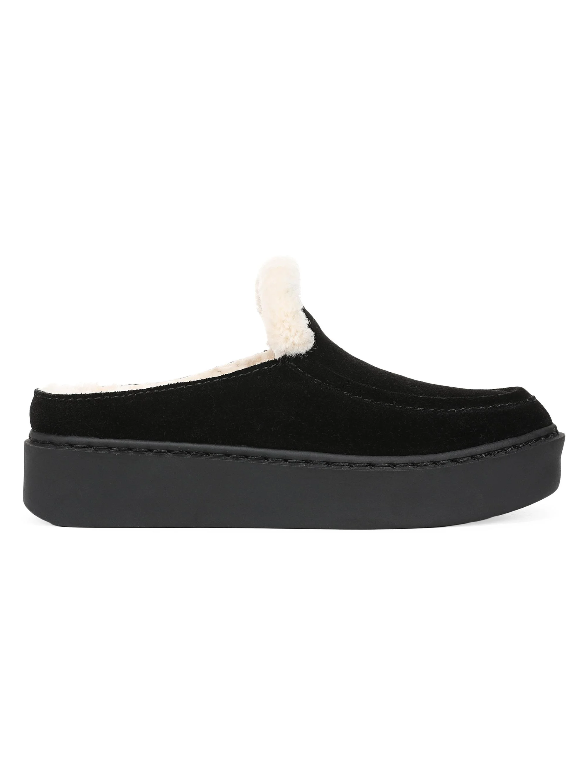 Women's Sunny Shearling Mules - Black - 1
