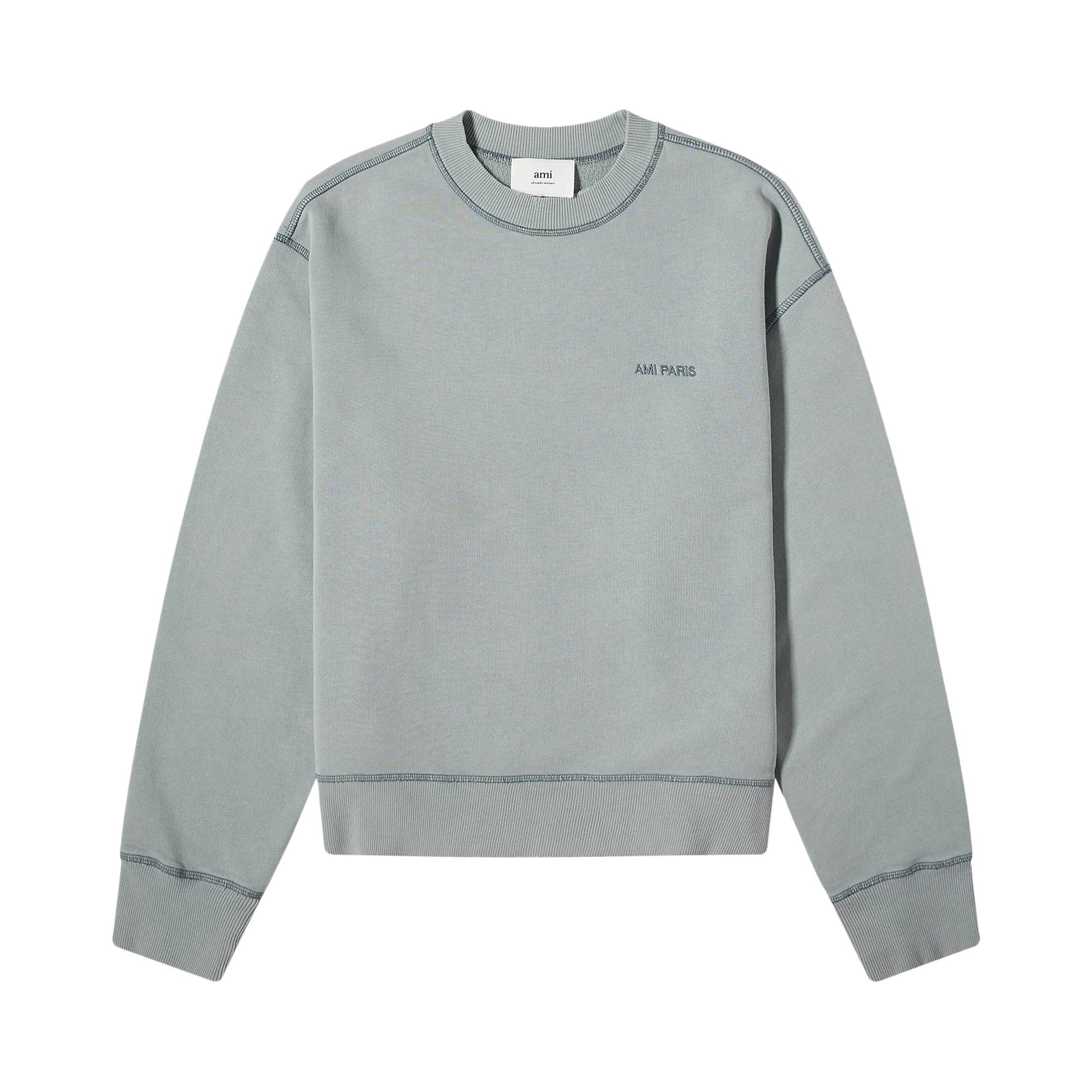 Ami Fade Out Sweatshirt 'Aqua Marine' - 1