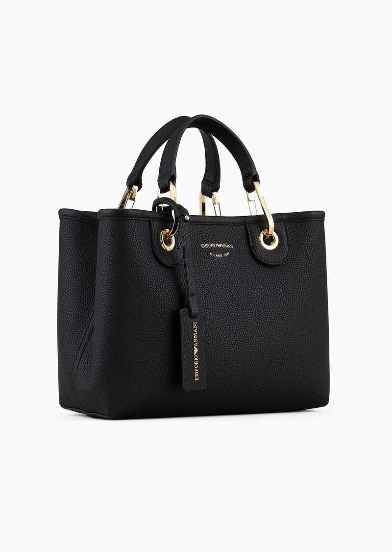 EMPORIO ARMANI Small MyEA shopper bag with deer print outlook