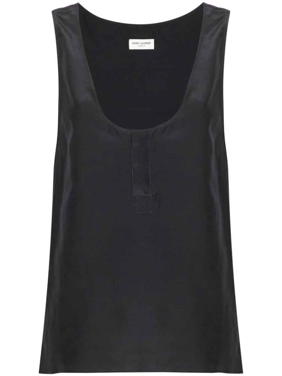 Saint Laurent Silk Tank Top - 1