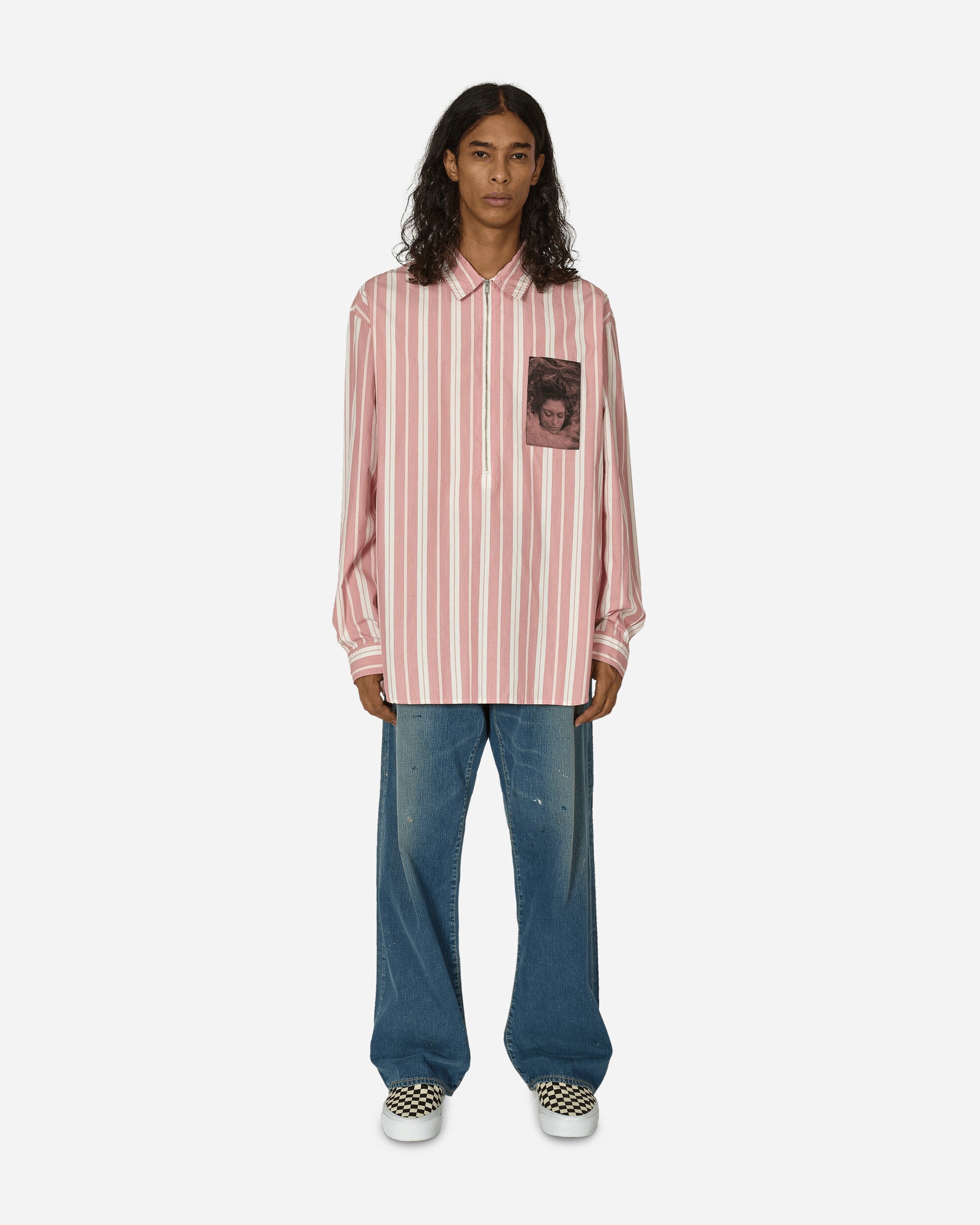 Twin Peaks Striped Shirt Red - 4