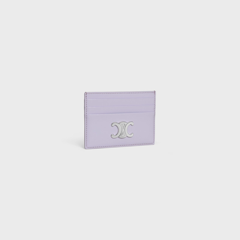 CELINE CARD HOLDER TRIOMPHE IN Shiny calfskin outlook