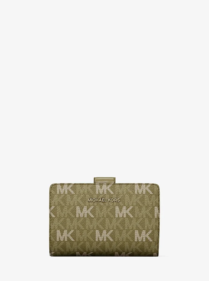 Jet Set Travel Medium Signature Logo Billfold Wallet - 1