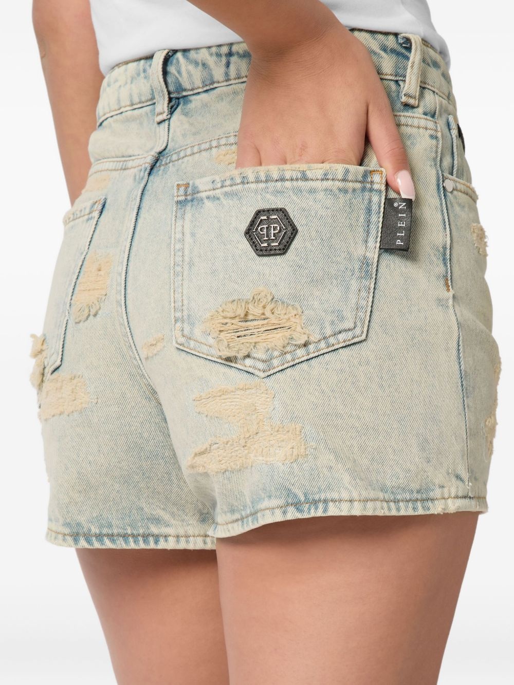 denim shorts - 5