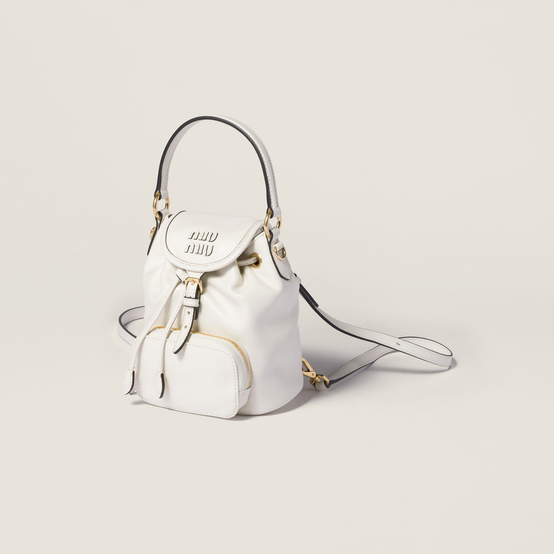 Miu Miu Leather mini-backpack outlook