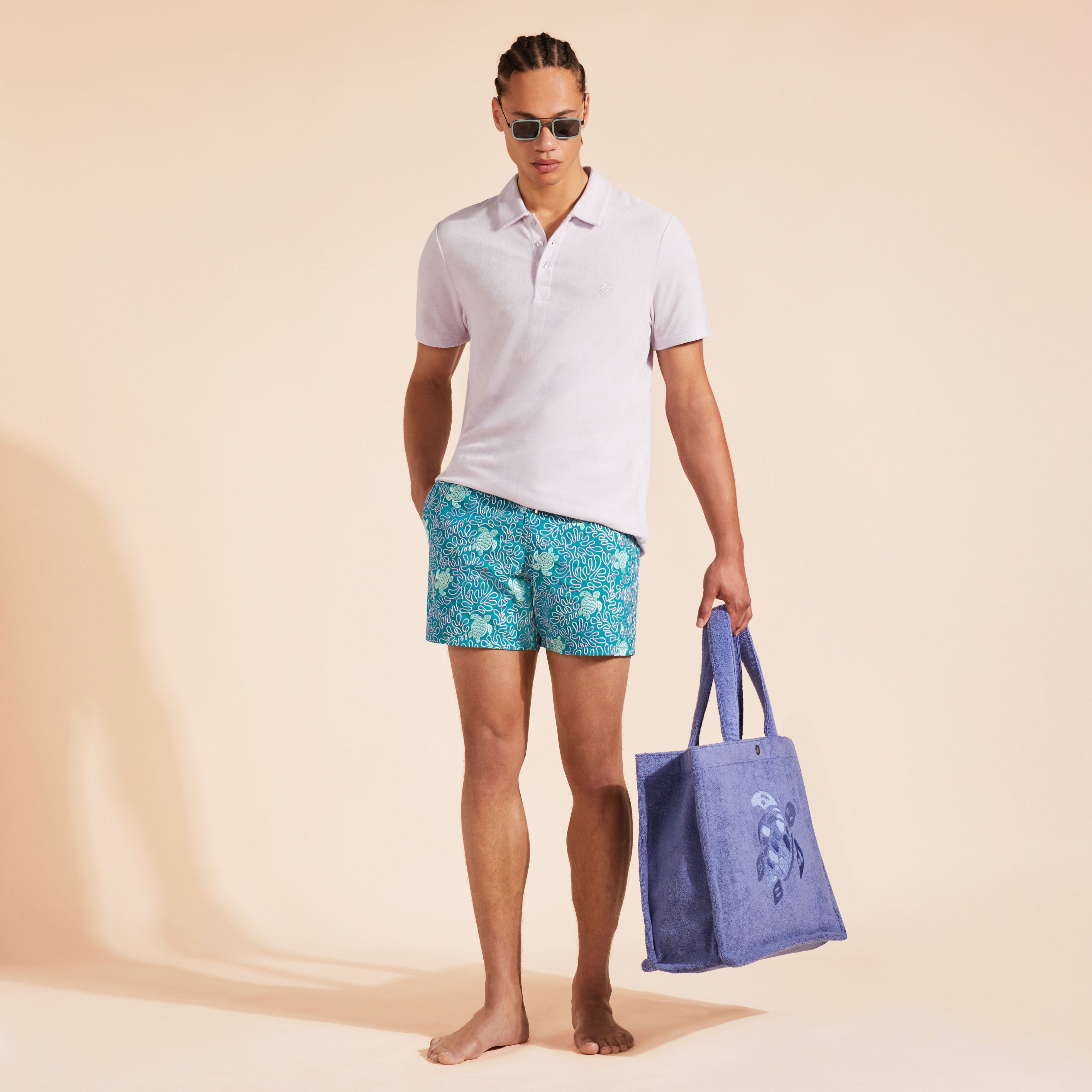 Men Swim Trunks Embroidered Splash - Limited Edition - 5
