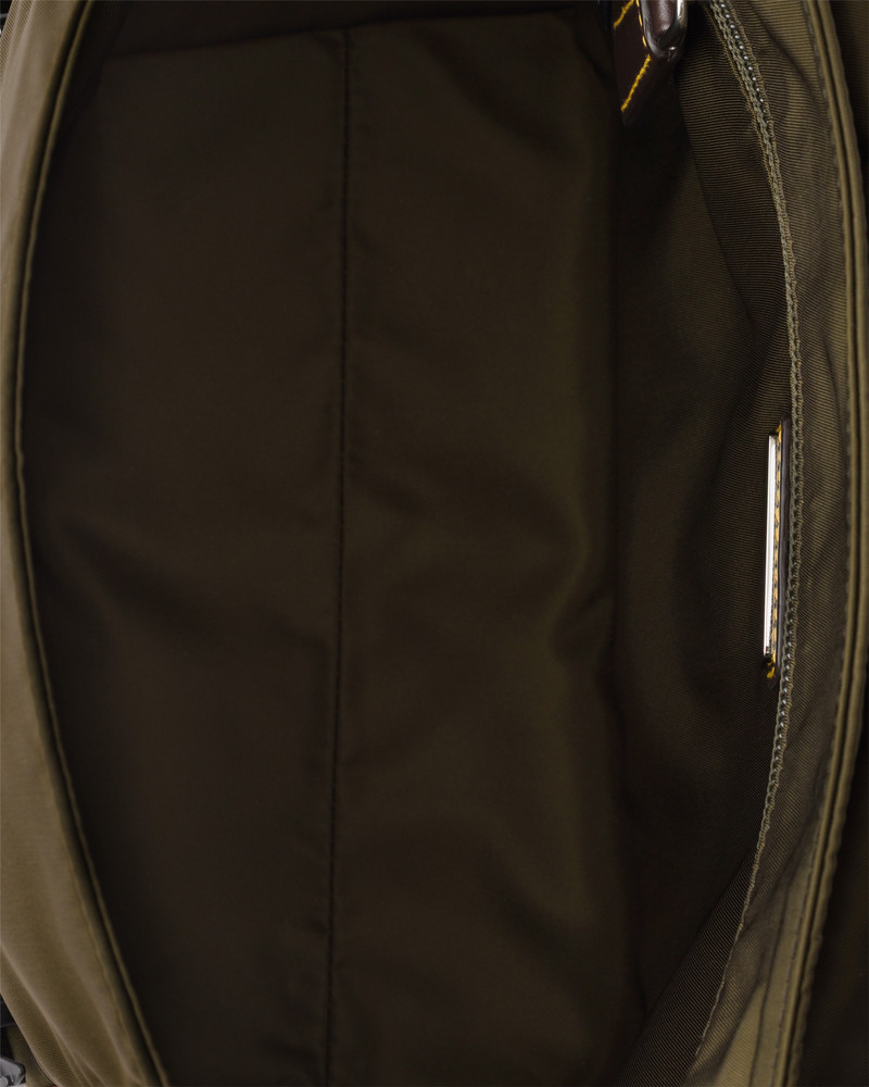 Medium Re-Nylon and suede shoulder bag 5