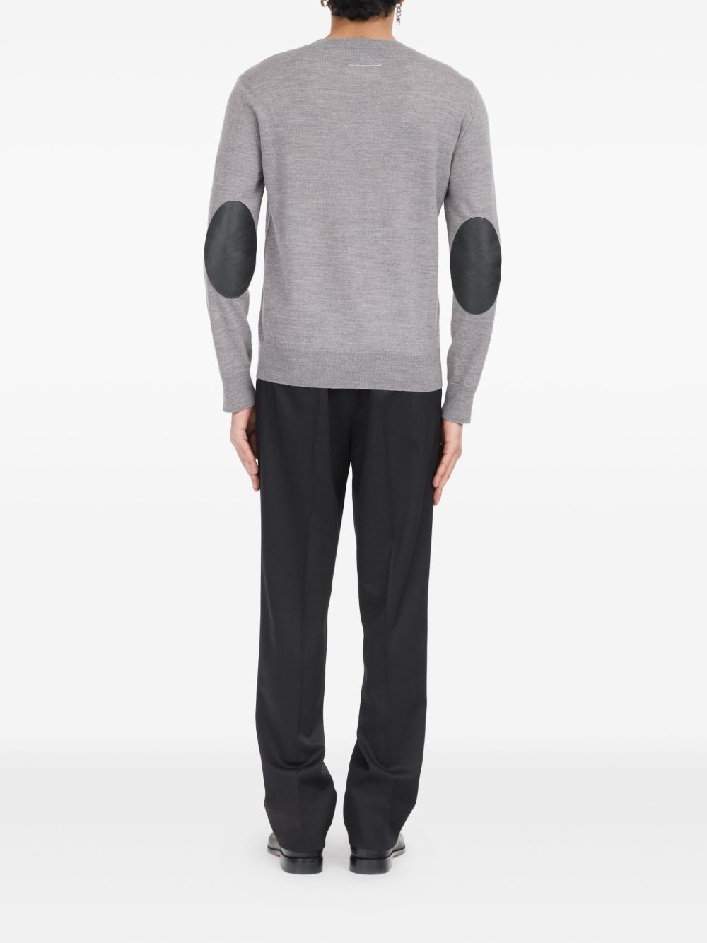 crew-neck knitted sweater - 4