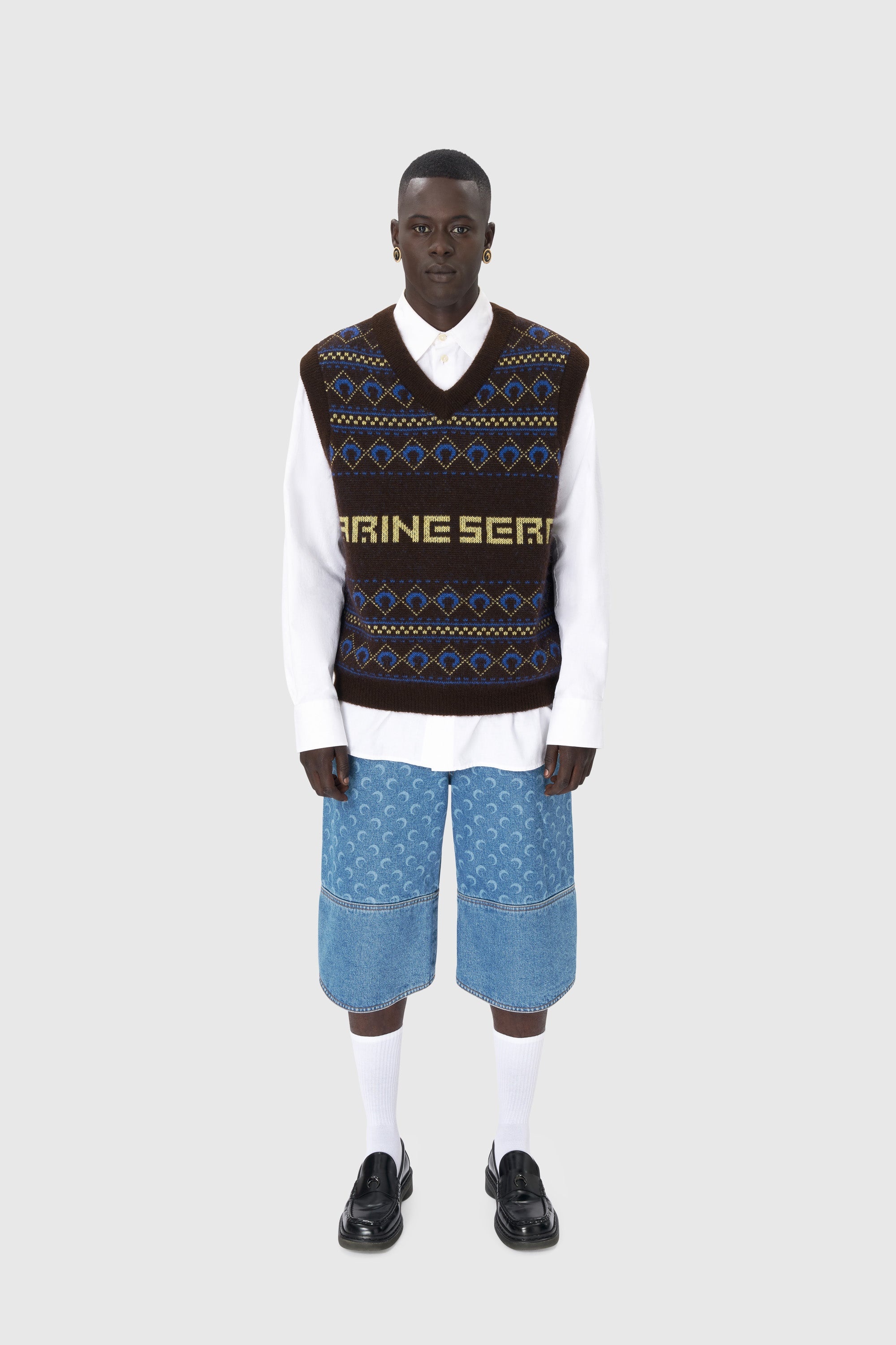 Moon Laser Denim Bermudas - 6