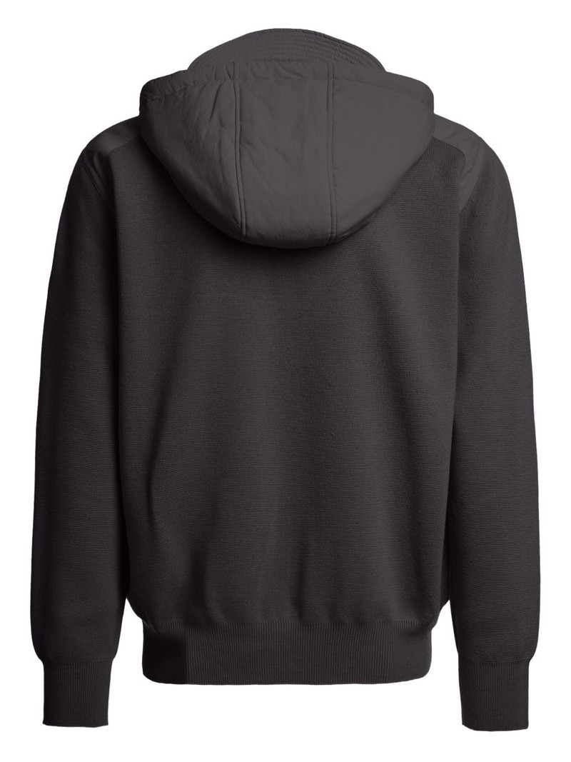 PARAJUMPERS hooded zip-up sweater outlook