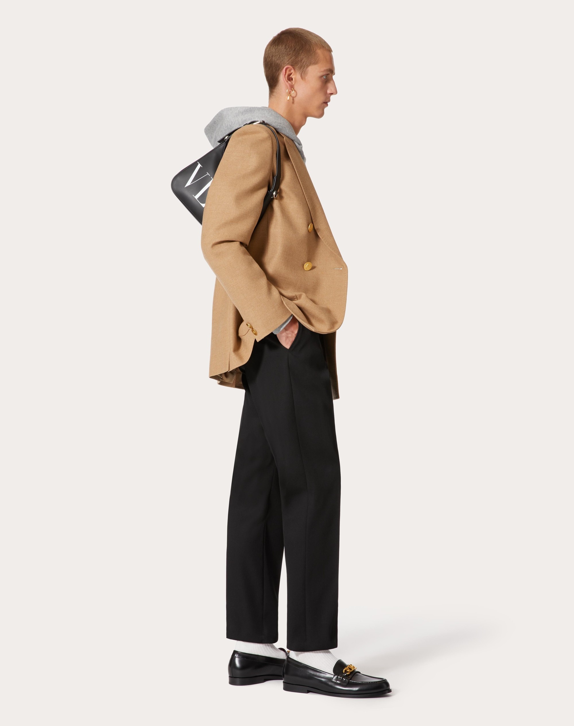 DOUBLE-BREASTED WOOL JACKET - 2