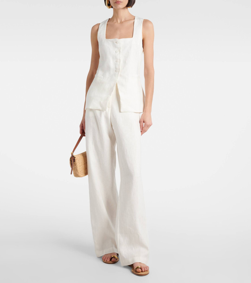 FAITHFULL Linen top outlook