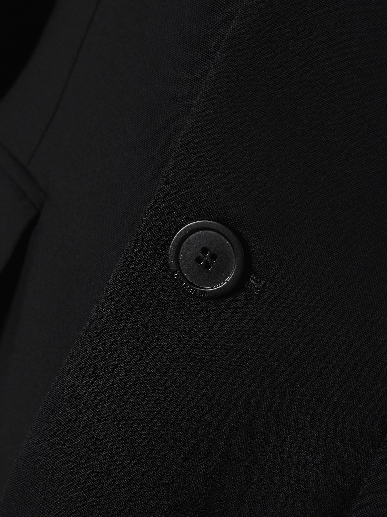 Soft Hourglass cotton blazer Black - 4
