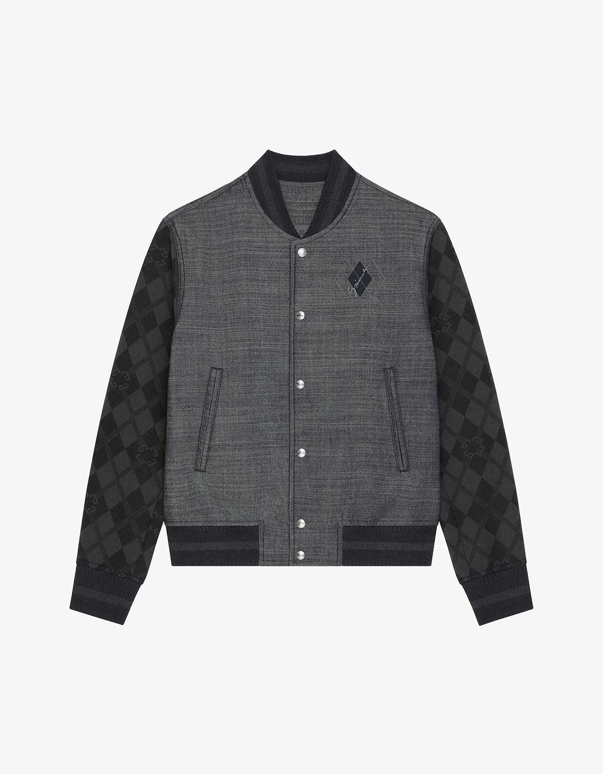 Givenchy Blue Monogram 72 Varsity Jacket - 1