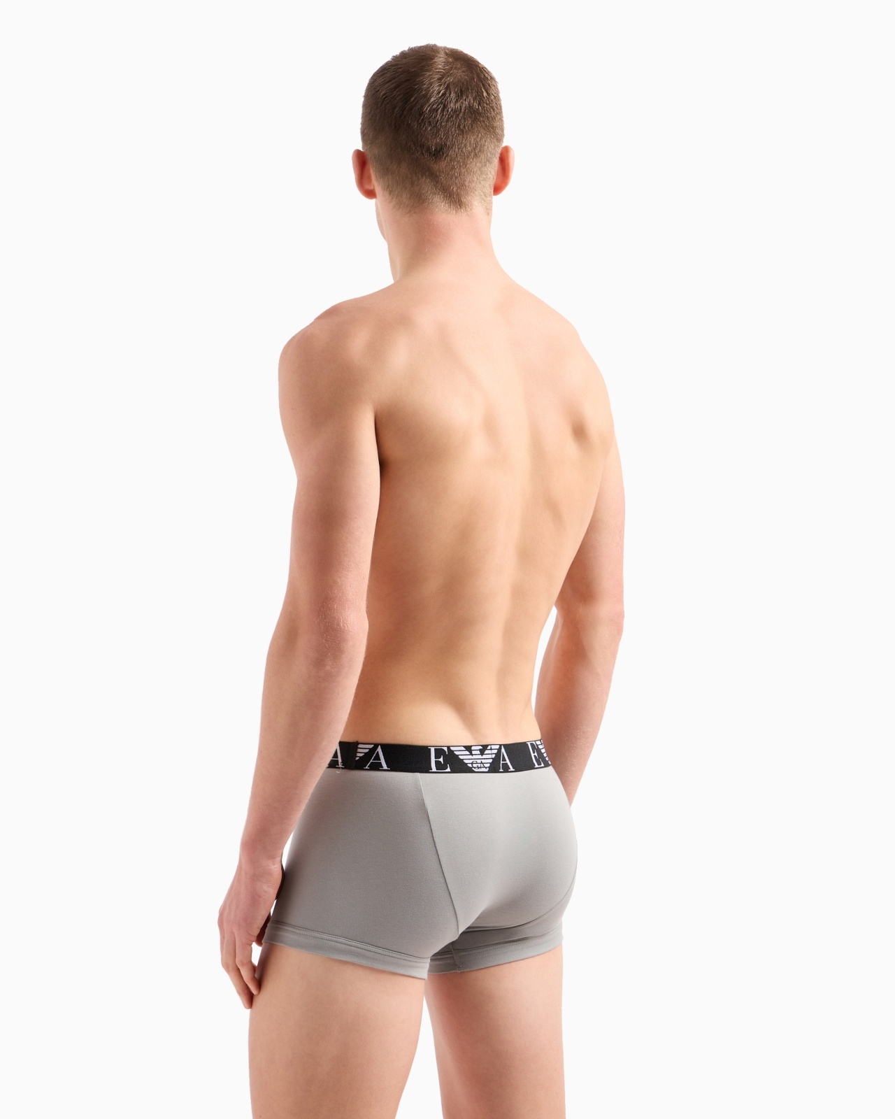THREE-PACK OF BOXER BRIEFS WITH BOLD MONOGRAM LOGO - 3