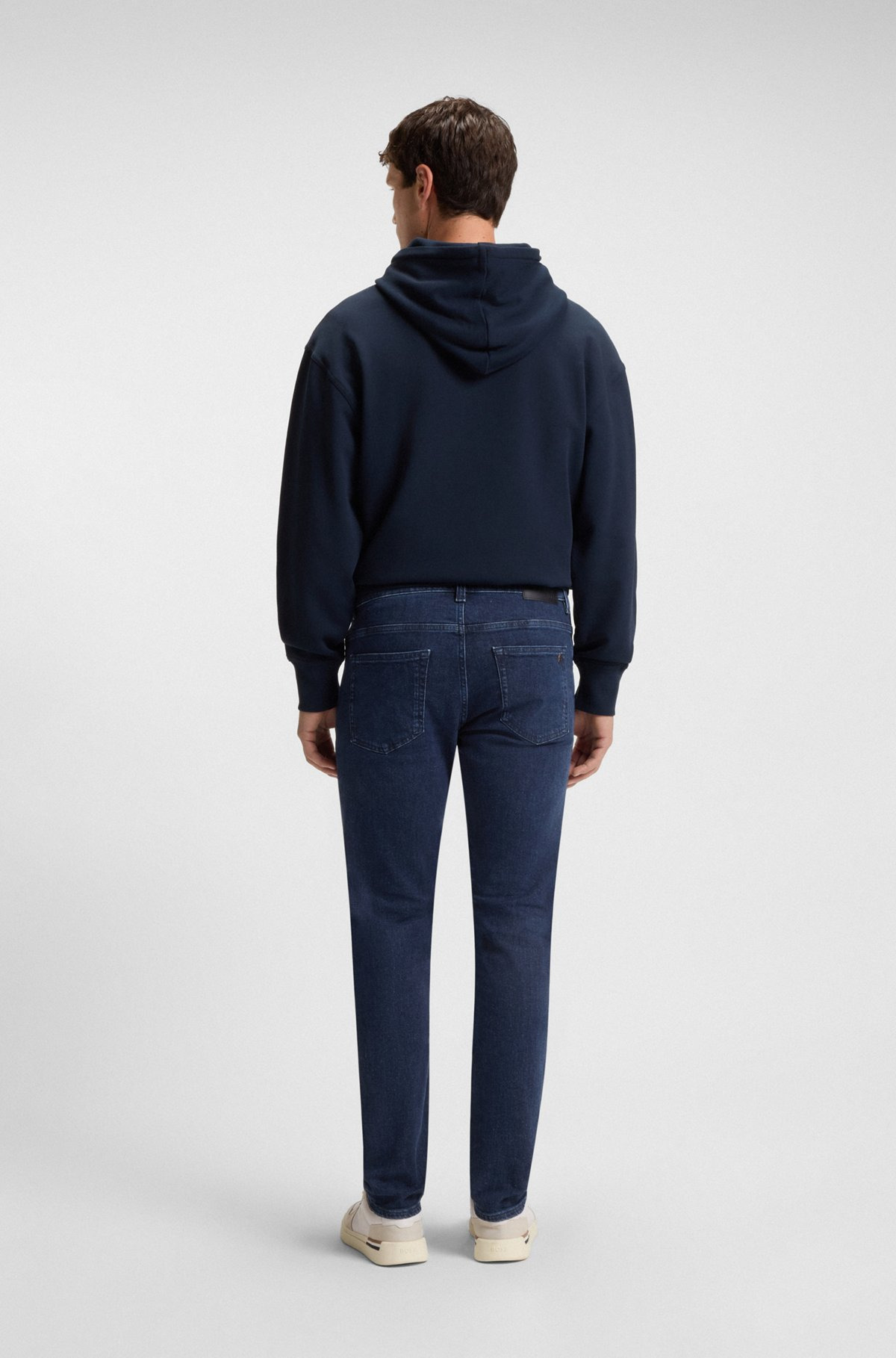DELAWARE SLIM-FIT JEANS IN INDIGO-BLUE STRETCH DENIM - 4