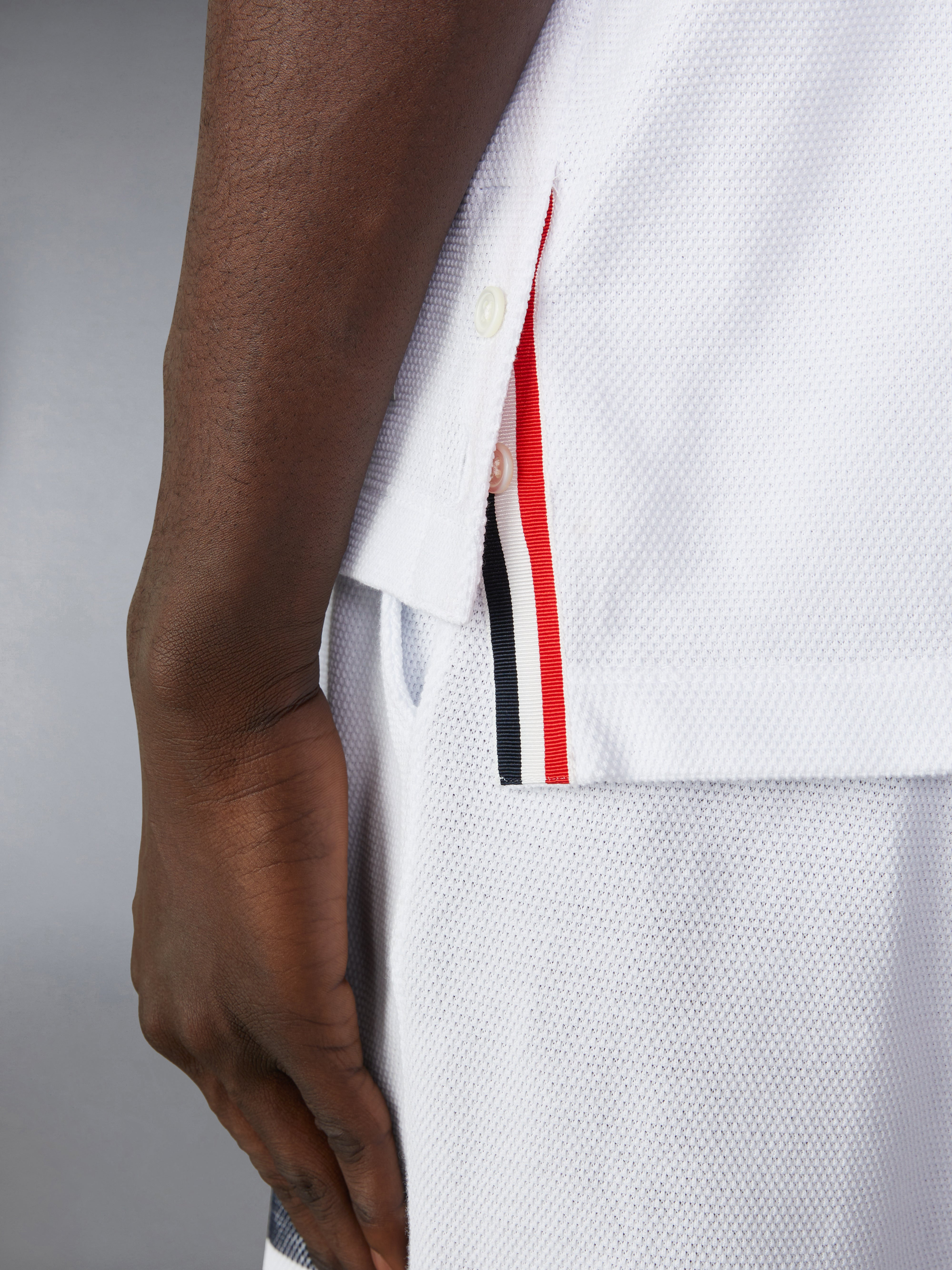 4-Bar cotton polo shirt - 7