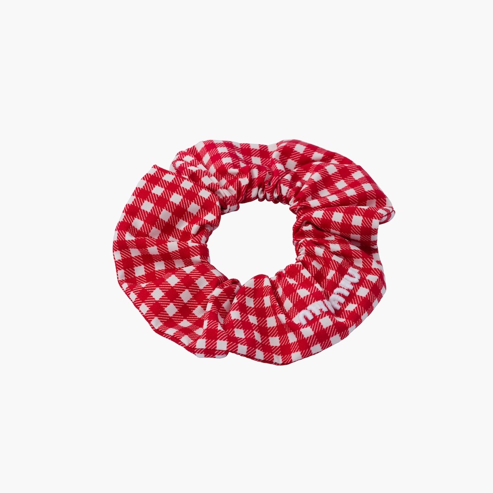 Printed faille scrunchie - 4