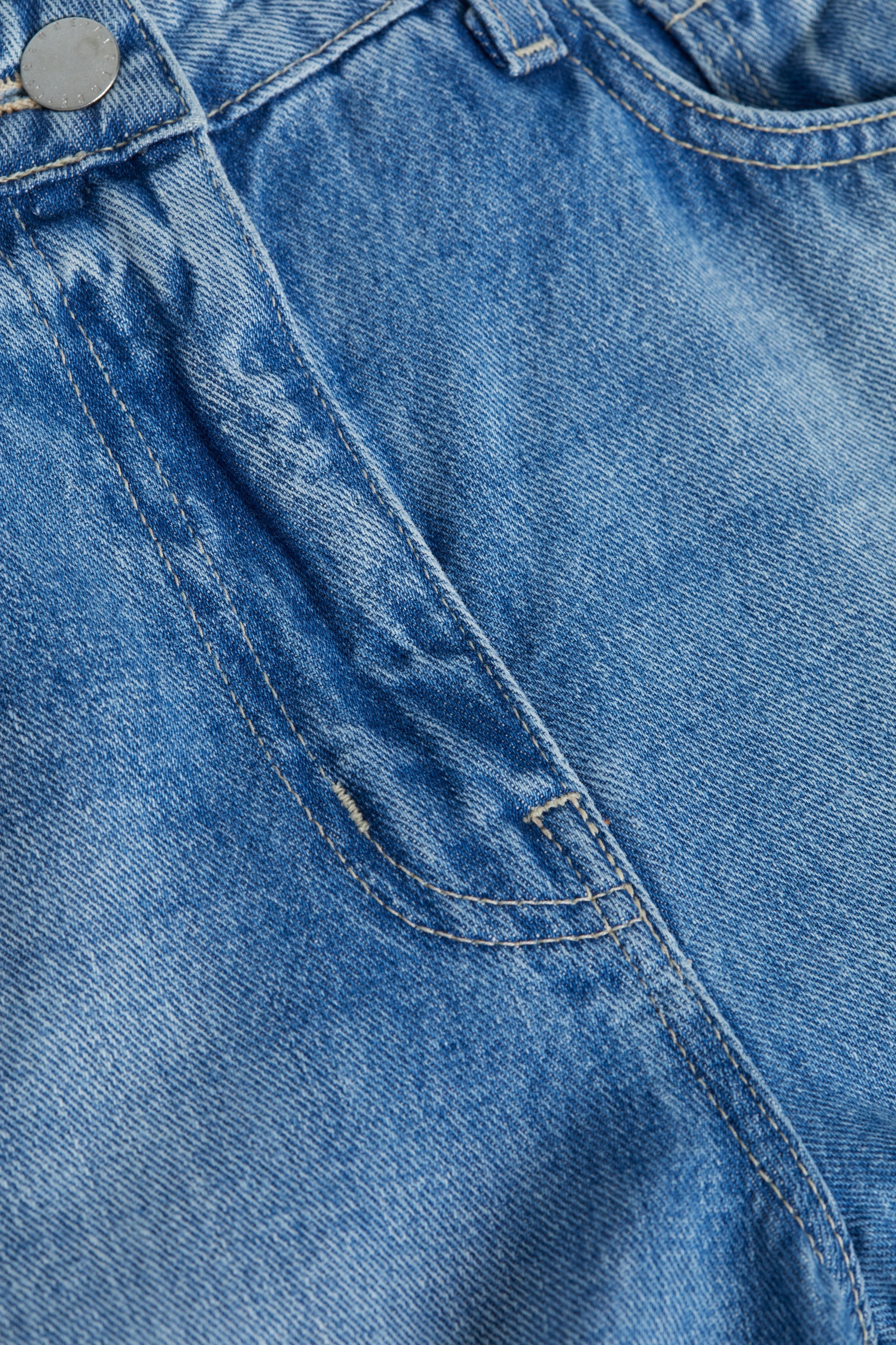 Miley Cuffed Wide-Leg Jean - 6