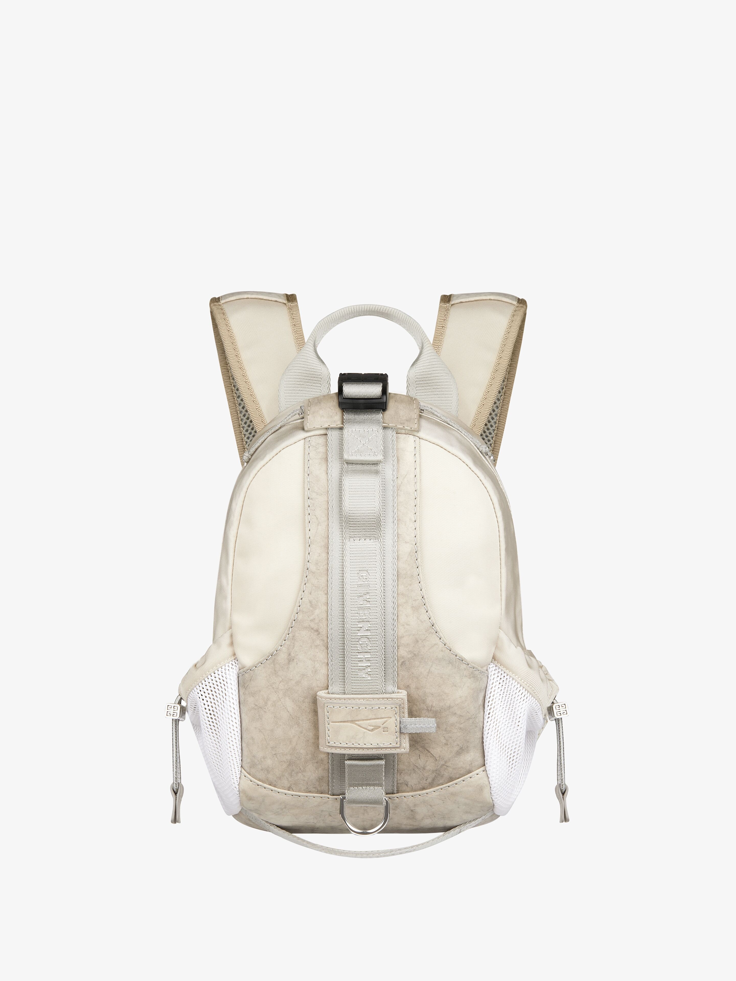SMALL G-TRAIL BACKPACK IN NUBUCK AND CANVAS - 1