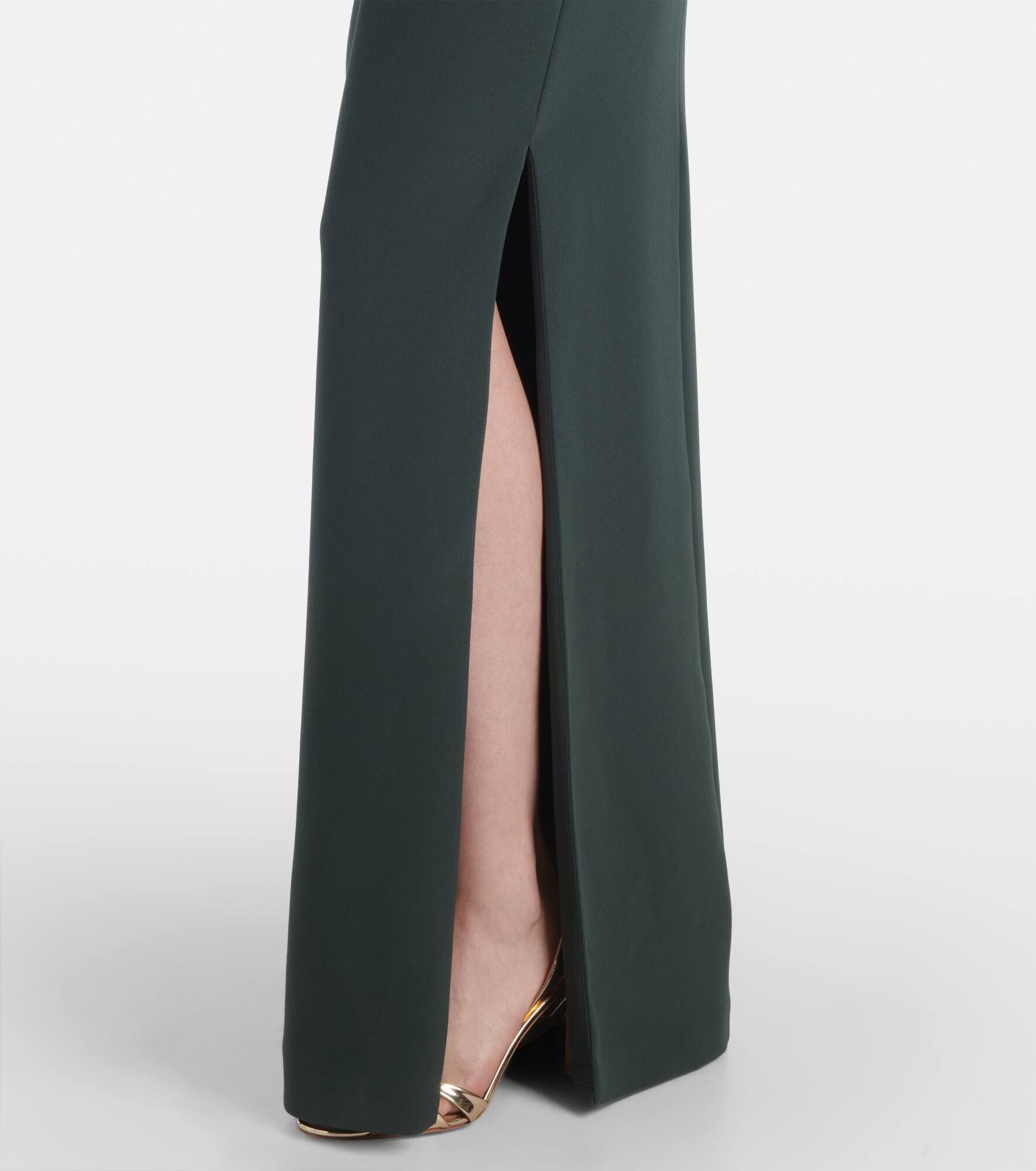 Mahir draped crêpe gown - 5
