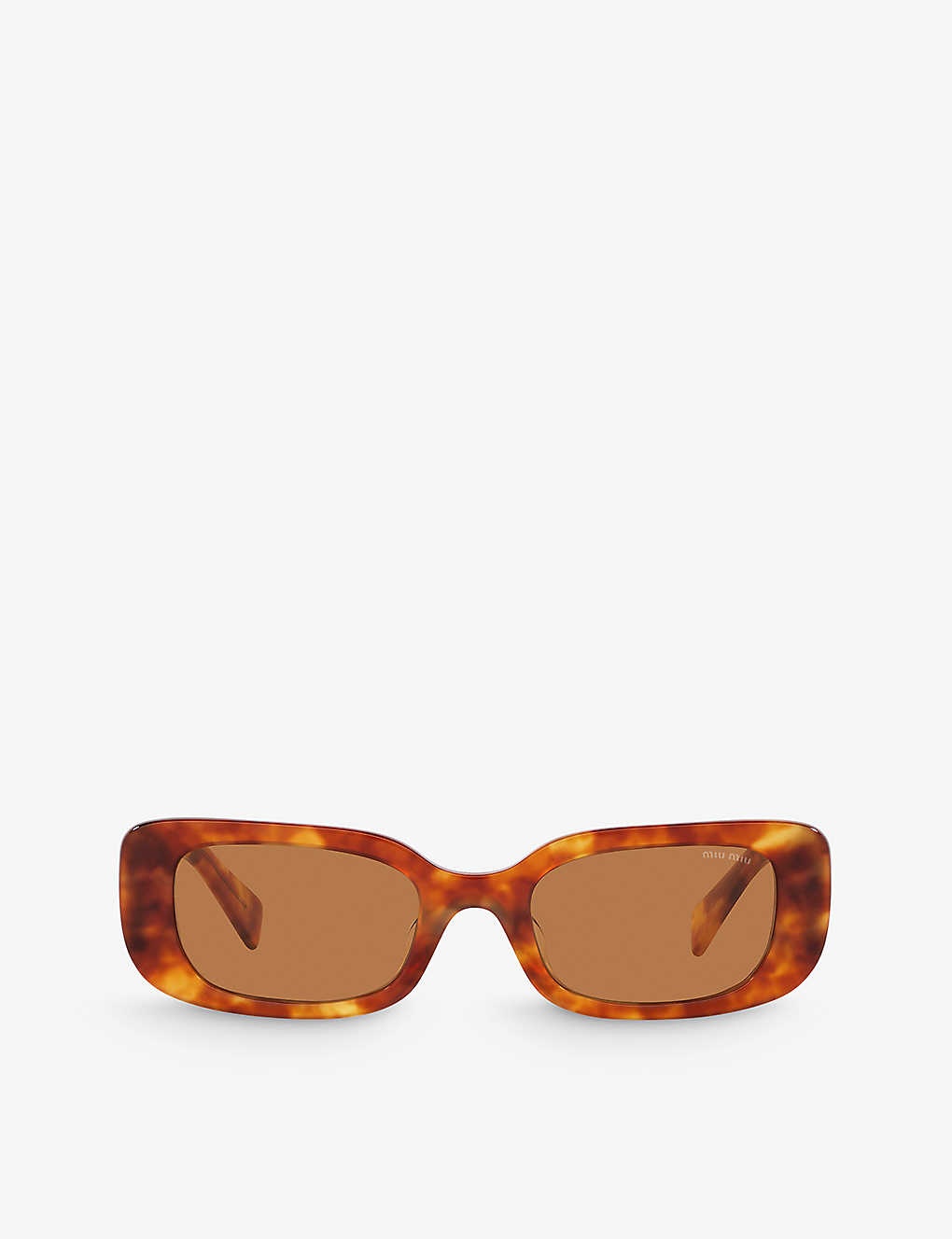 Square-Frame Tortoiseshell Acetate Sunglasses