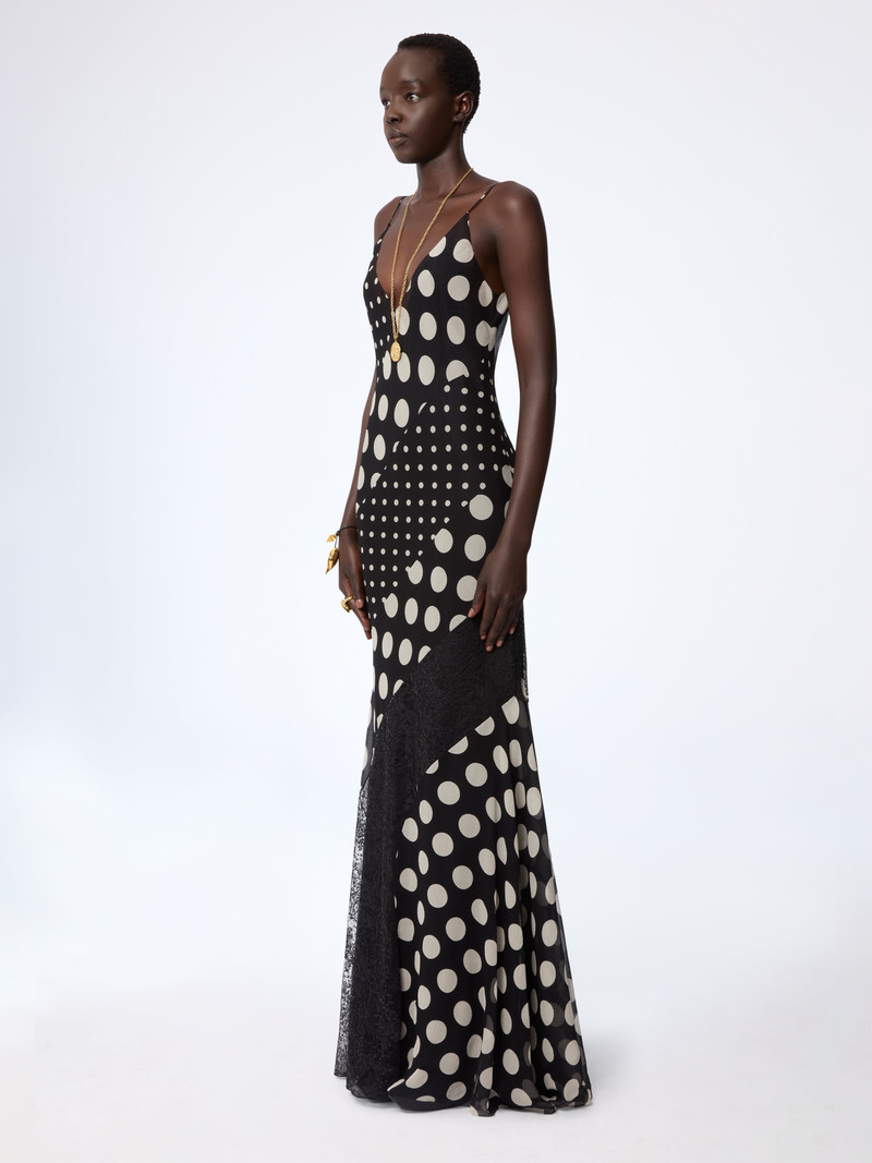 NINA RICCI Polka Dot Silk Dress outlook