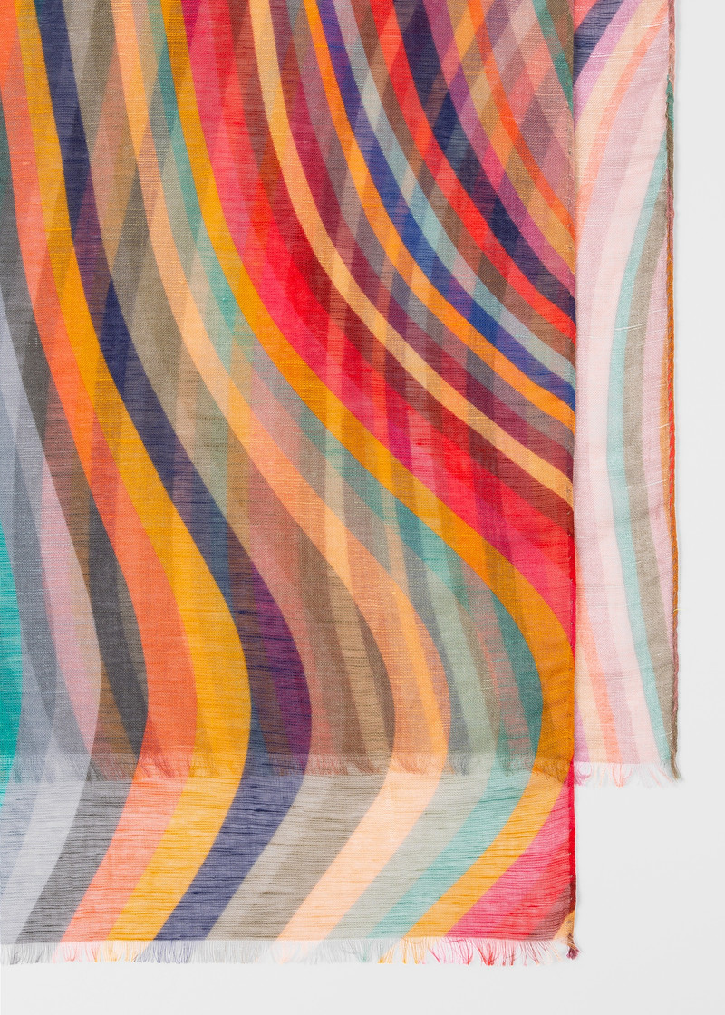 Modal-Silk Blend 'Swirl' Scarf 2