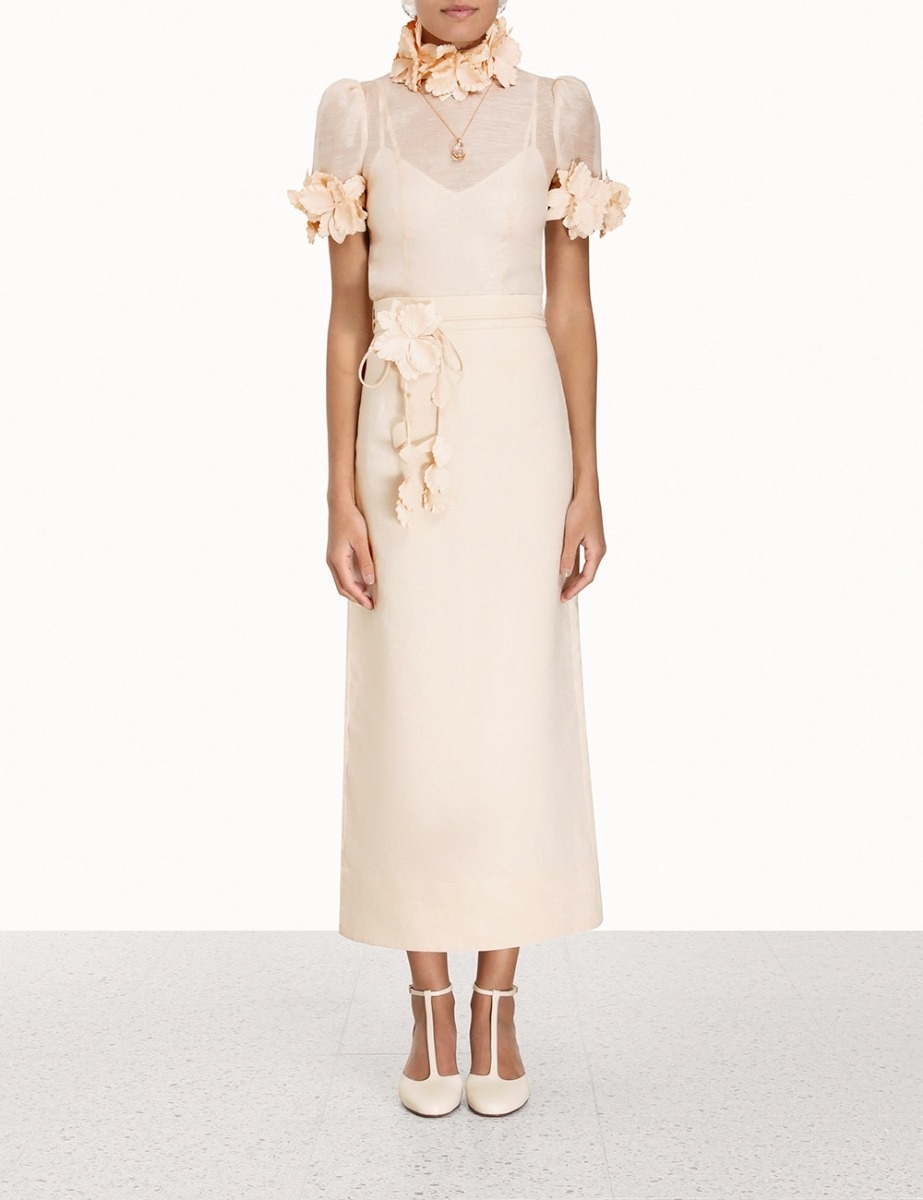 LUMINOSITY PENCIL MIDI SKIRT - 2