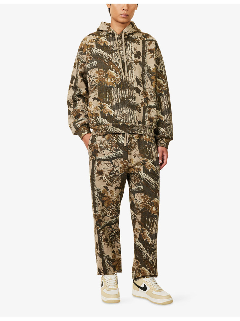 SKIMS Relaxed-Fit Graphic-Print Cotton-Jersey Hoodie outlook