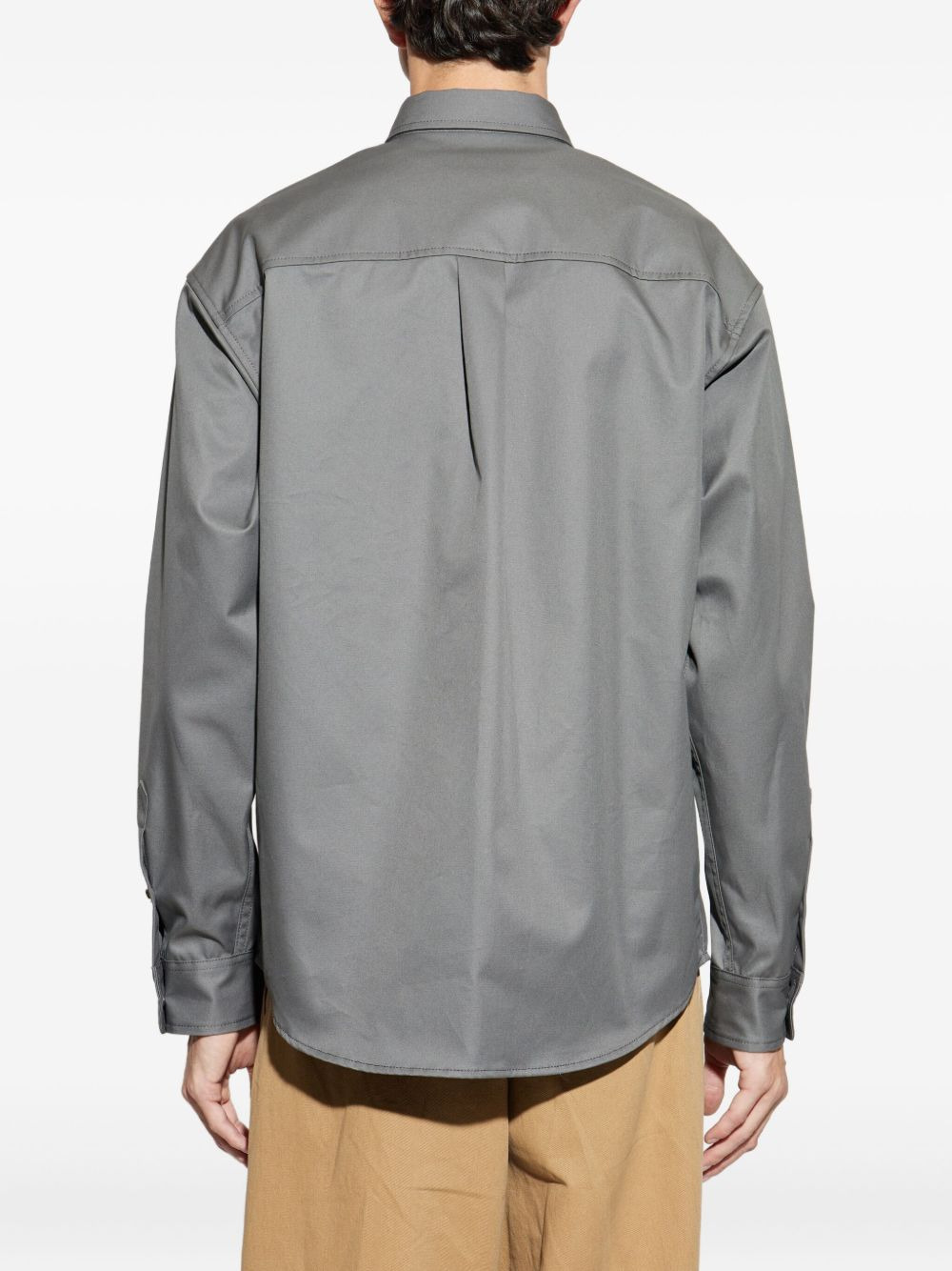 double-pocket cotton shirt - 4