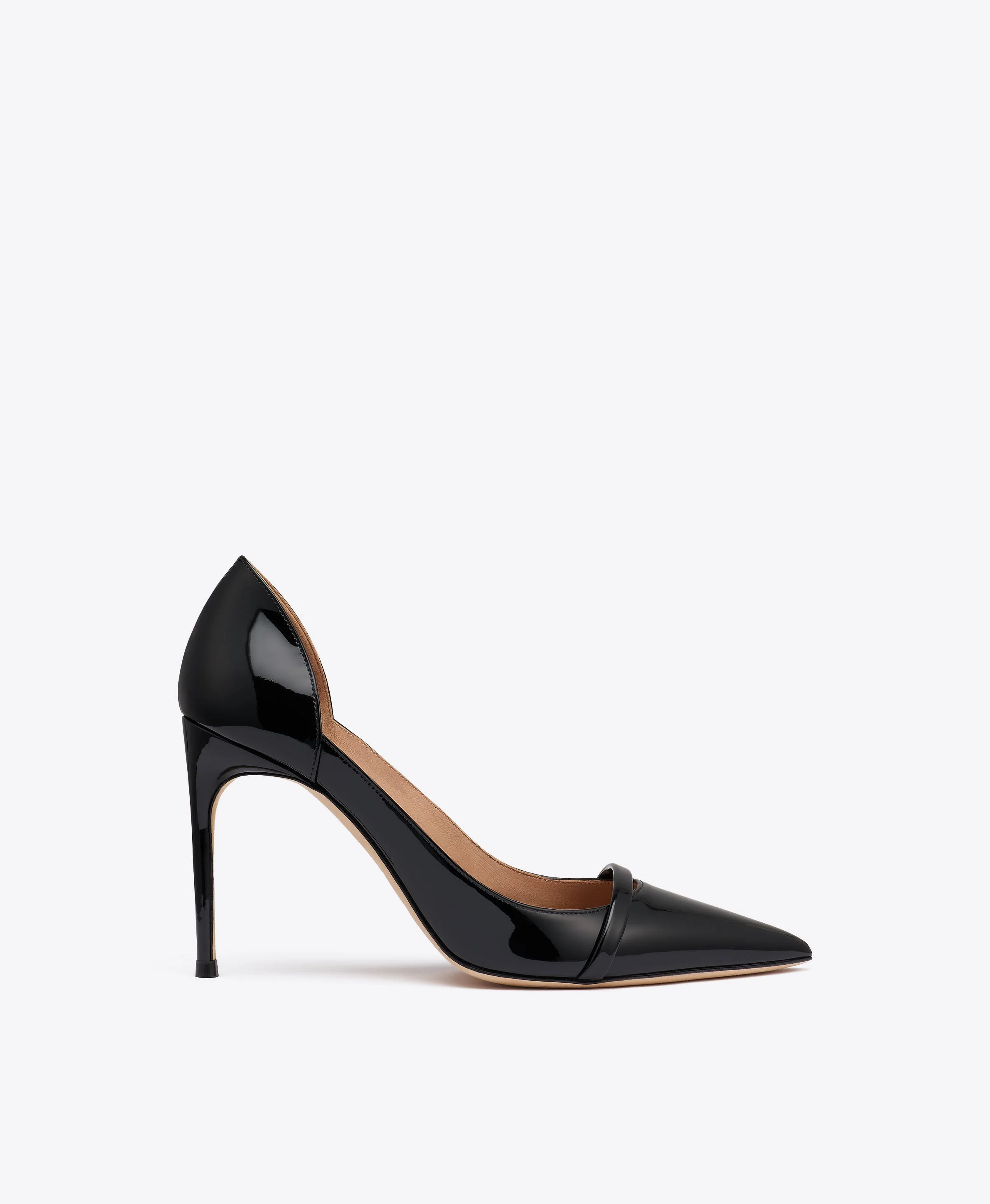 Crawford 90 Black Patent Pumps - 1