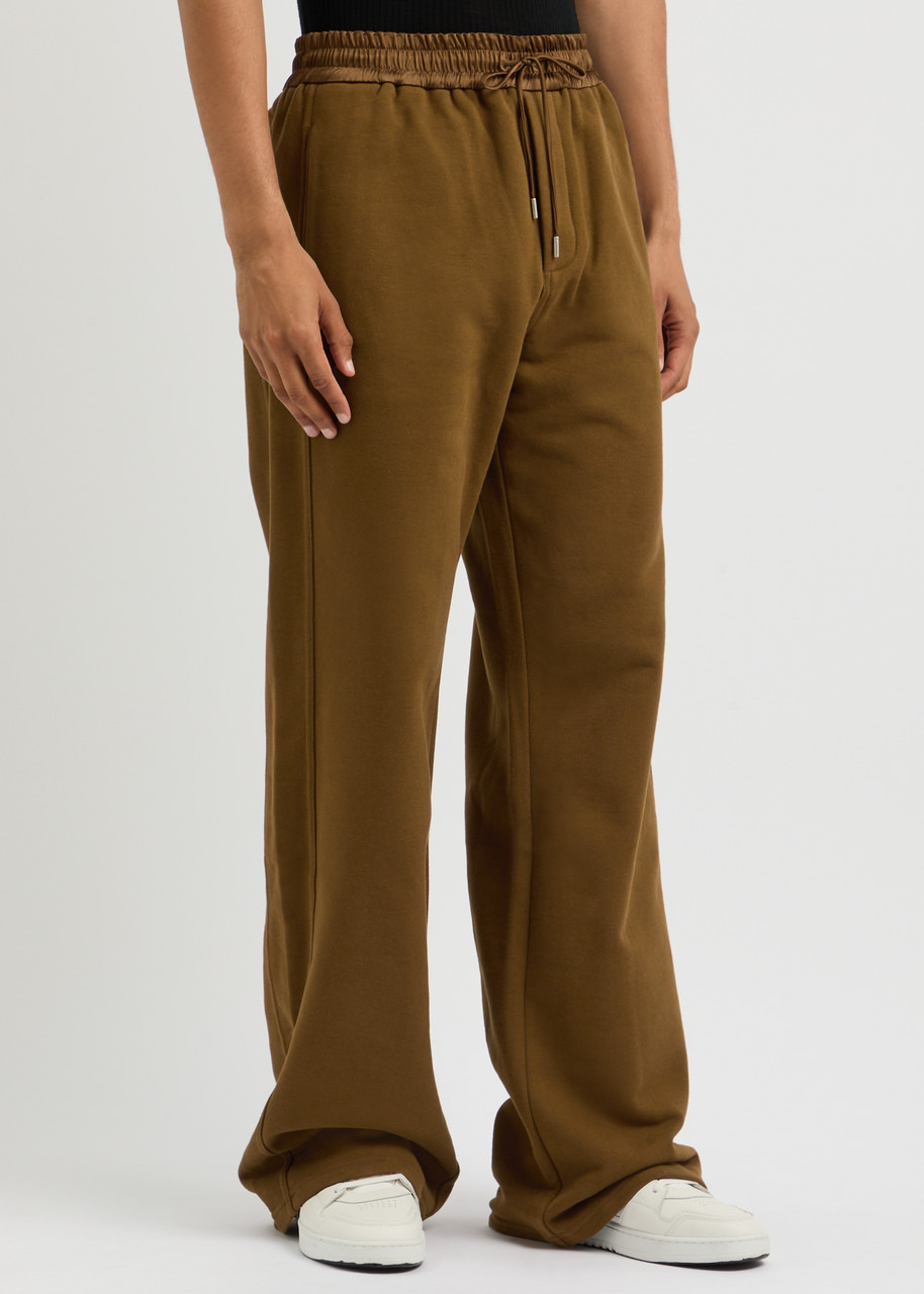 Logo-embroidered cotton sweatpants - 2