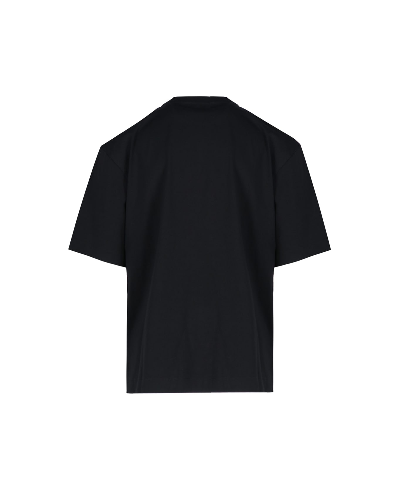 'big Bookish' Black Cotton T-shirt - 2
