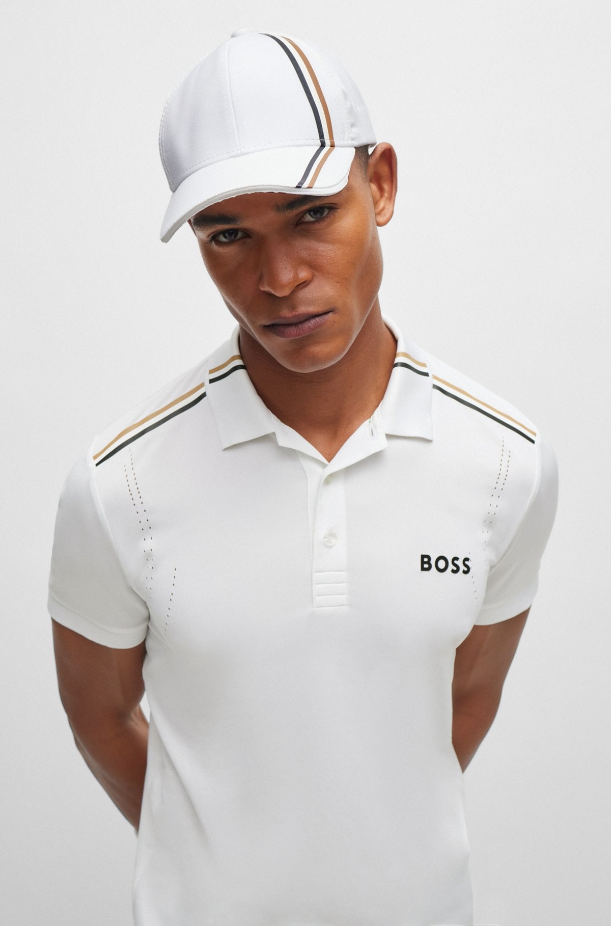 BOSS X MATTEO BERRETTINI WATER-REPELLENT TWILL CAP - 5