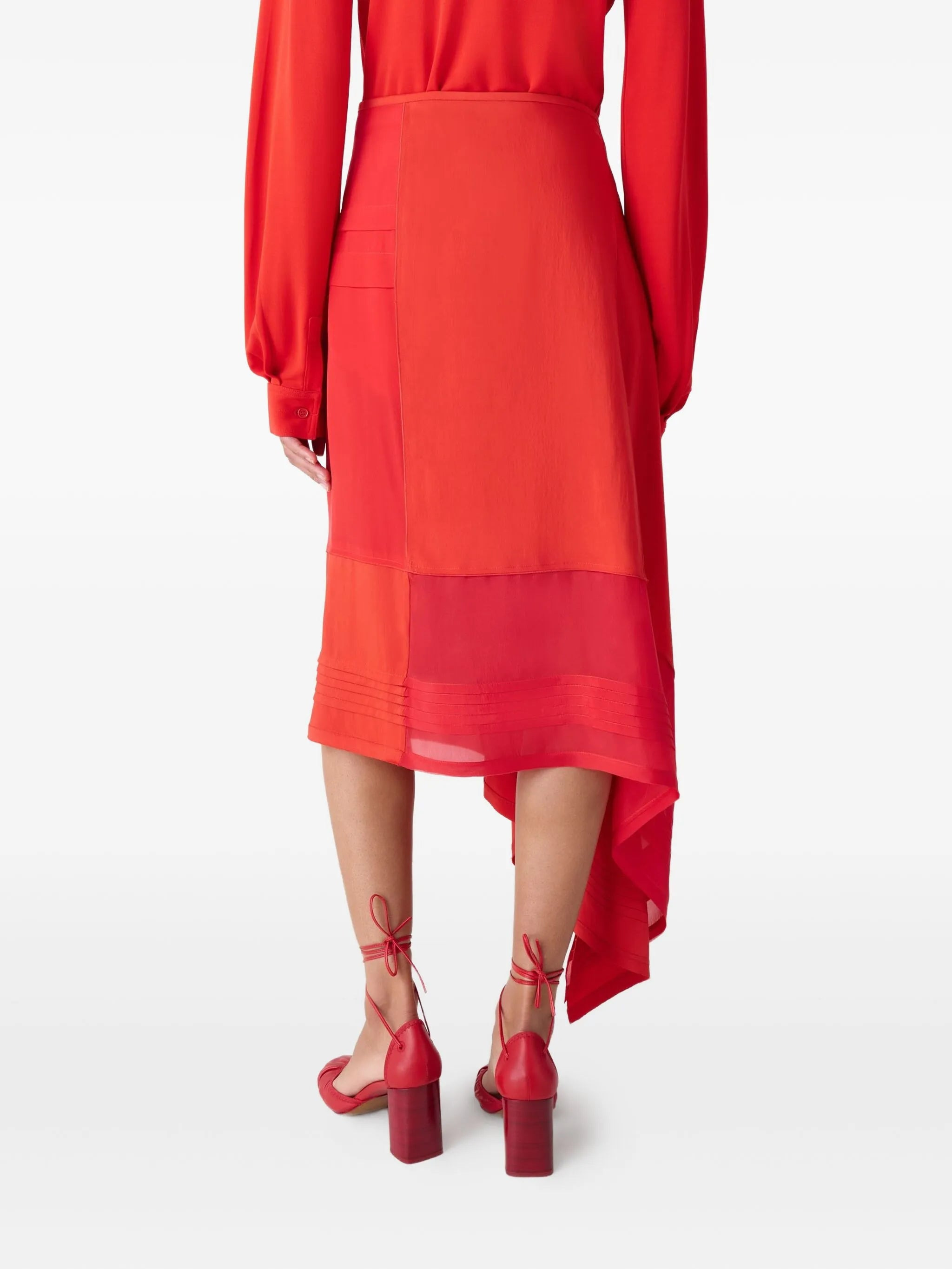 Lemaire Pleated Asymmetric Skirt - 2