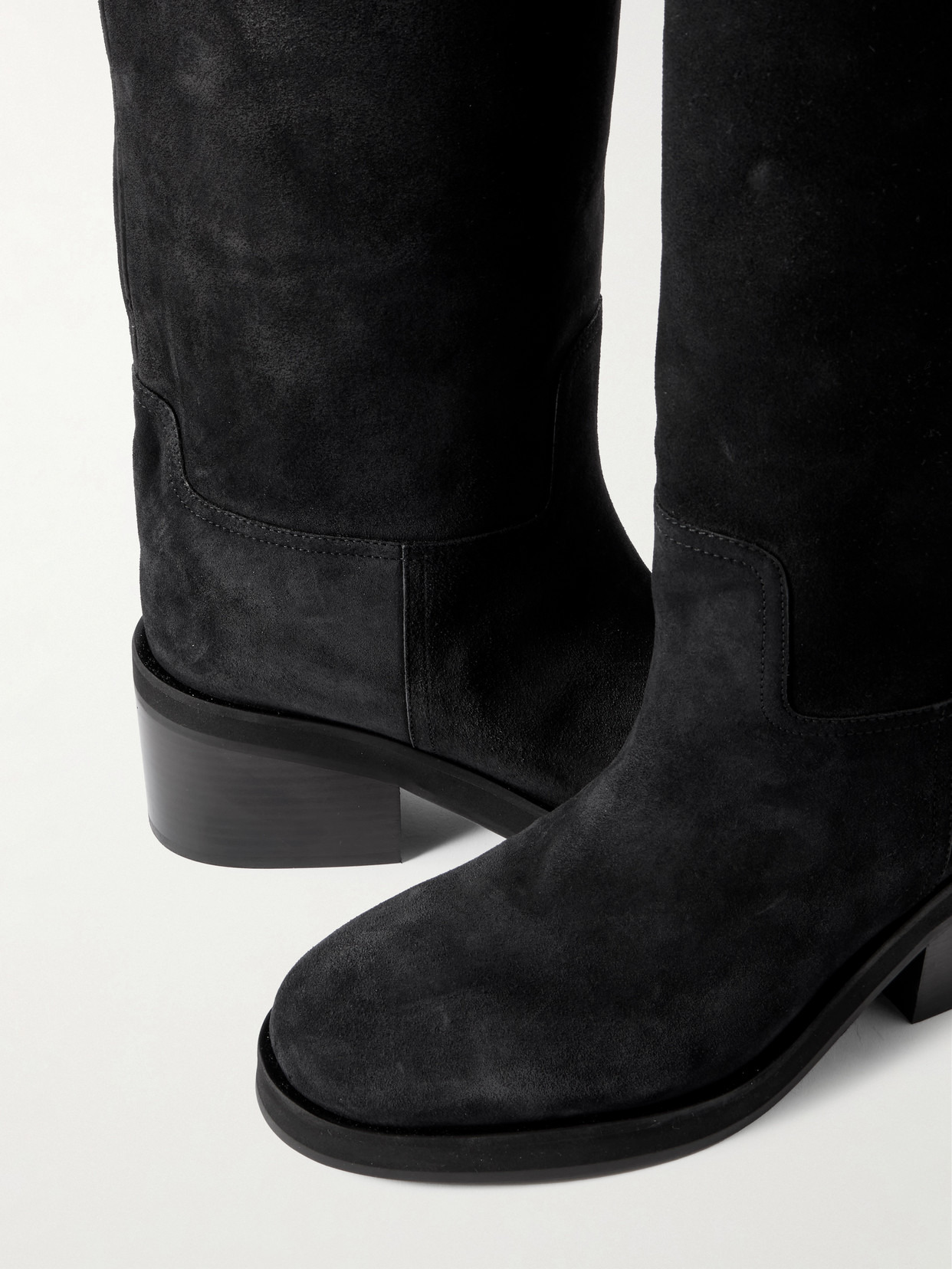 Yasmin 70 Suede Knee Boots - 4