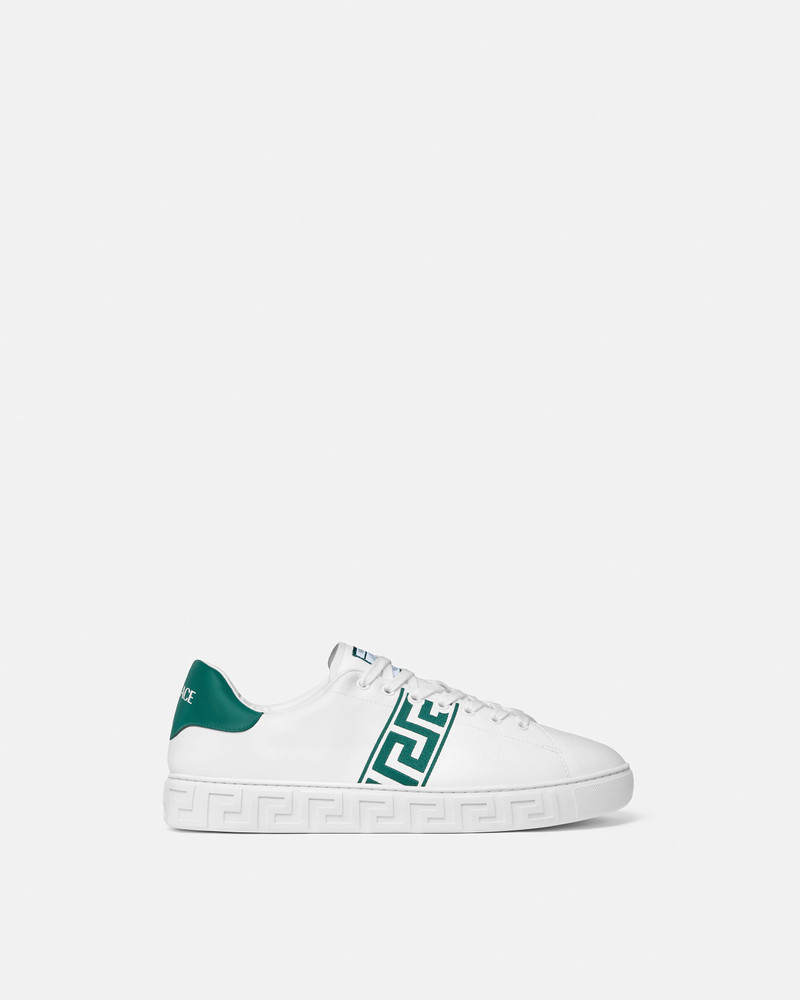 Embroidered Greca Sneakers 1