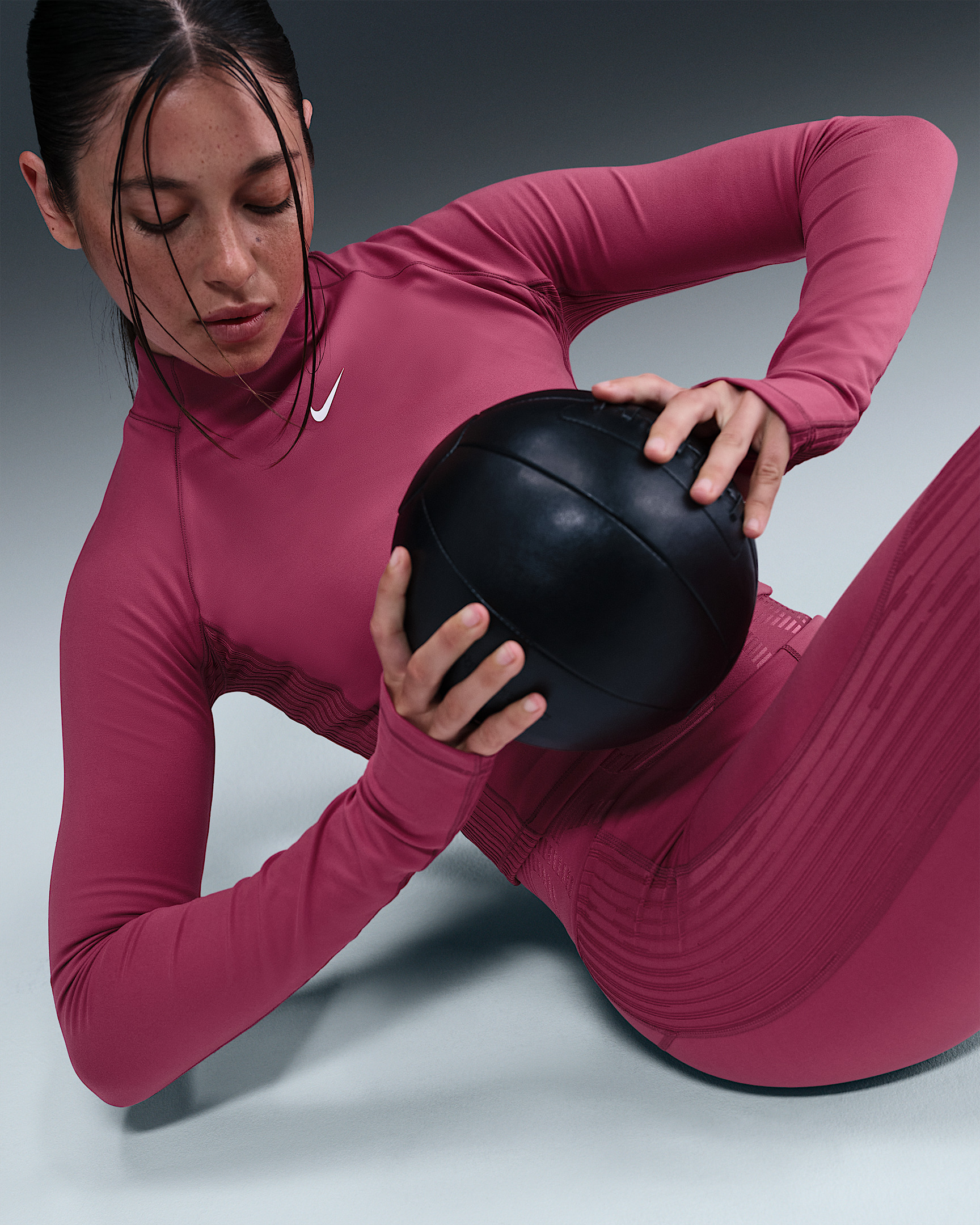 Nike Pro Women's Dri-FIT Long-Sleeve Top - 3