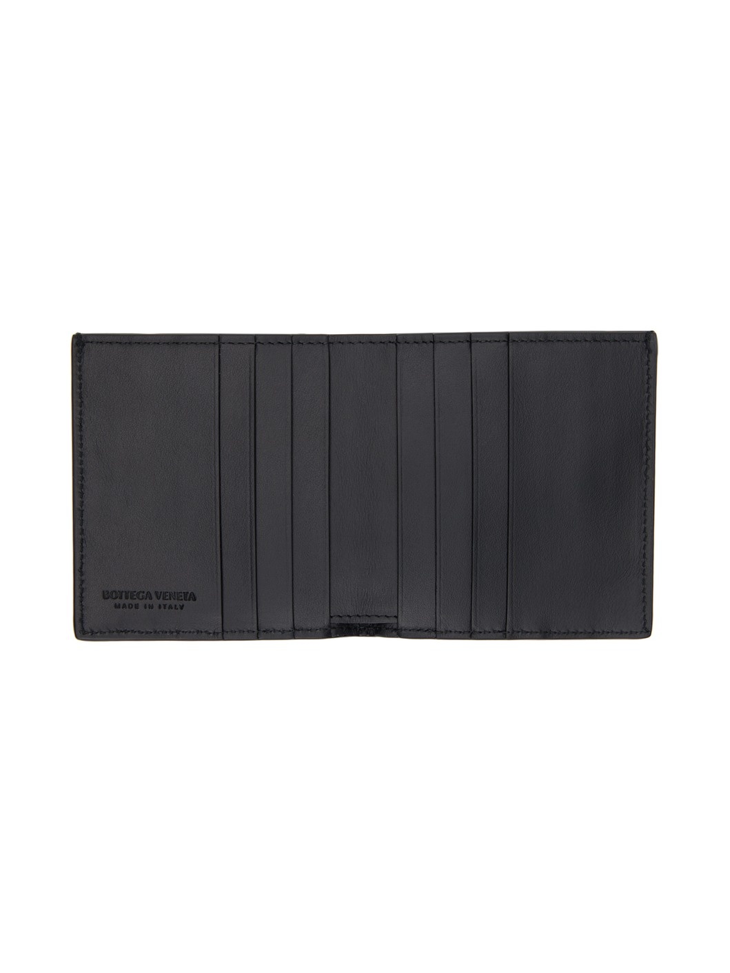 Black Slim Bi-Fold Wallet - 3