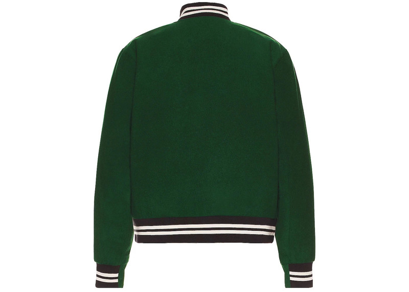 Nike Nike Sportwear Authentics Varsity Jacket Gorge Green/White outlook