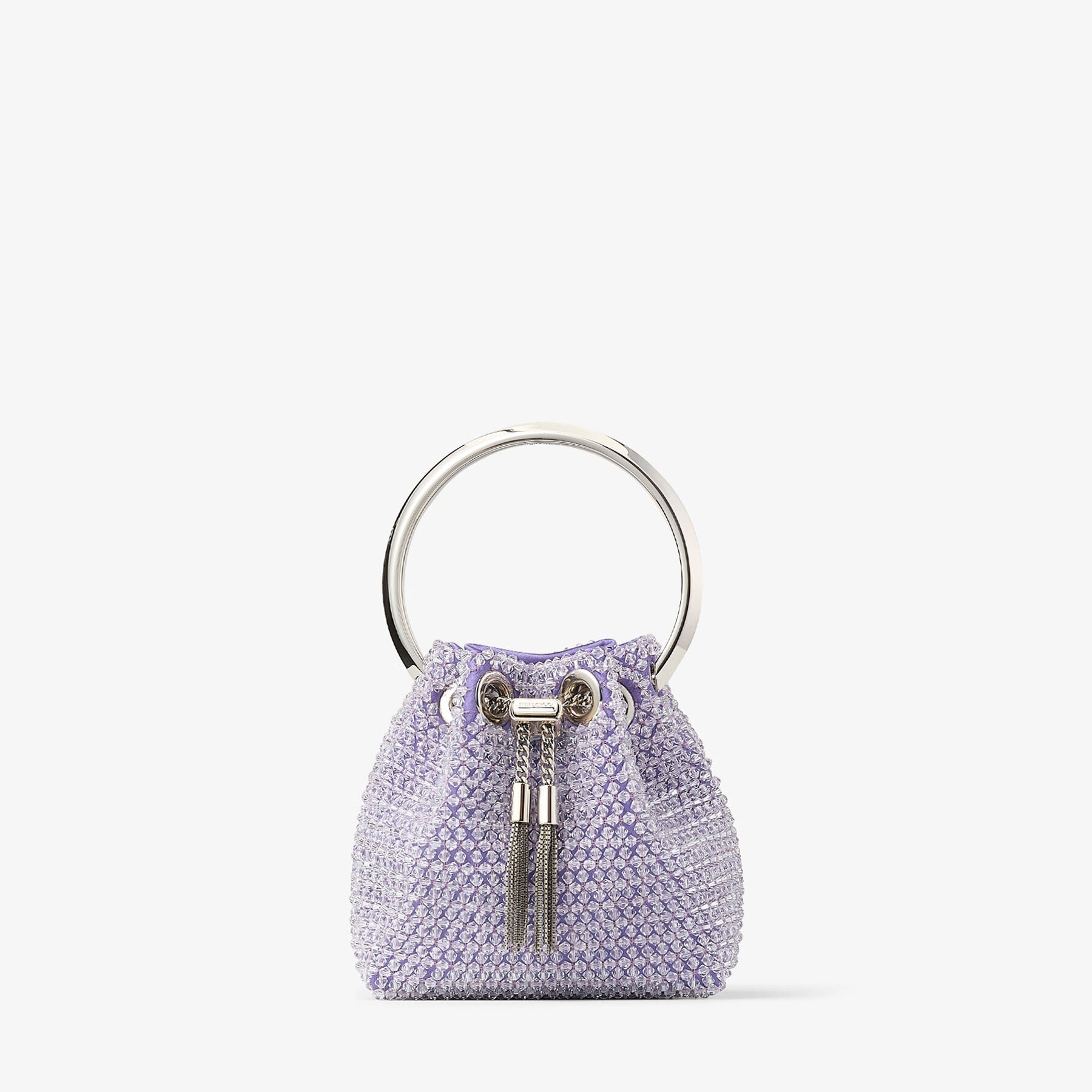 Micro Bon Bon
Tanzanite Embroidered Satin Mini Bag - 1